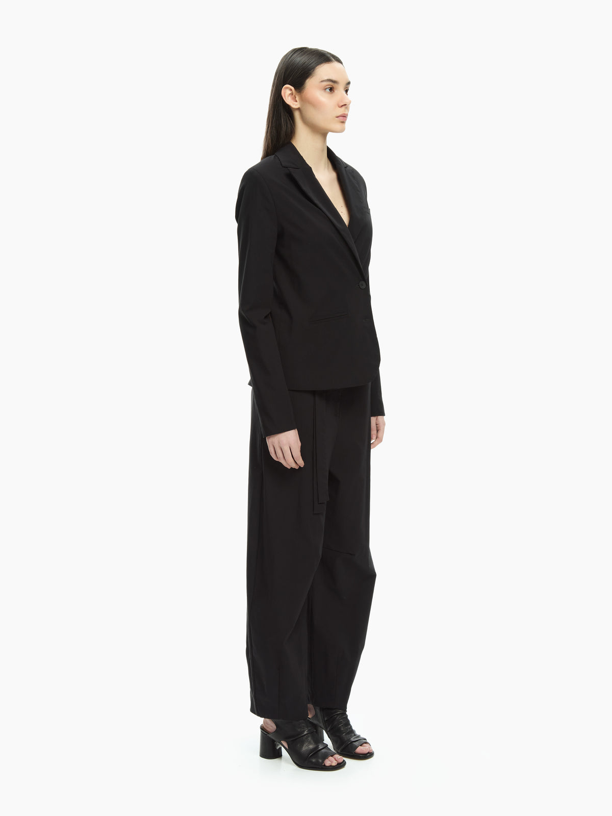 IXOS Giacca sartoriale con chiusura asimmetrica NERO
