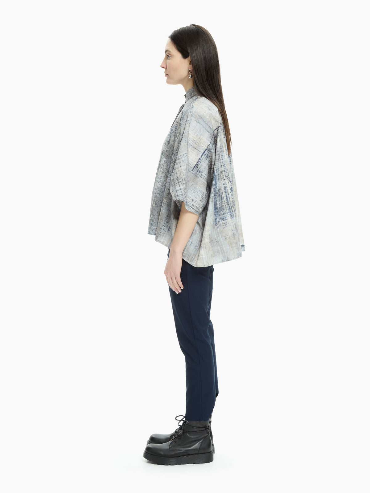 IXOS Camicia over stampa astratta MULTICOLOR