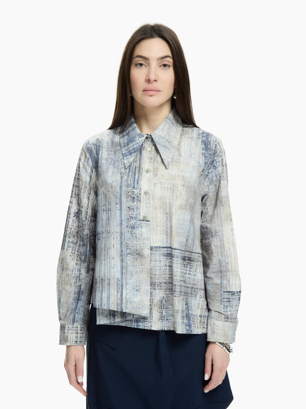 IXOS Camicia stampa astratta MULTICOLOR