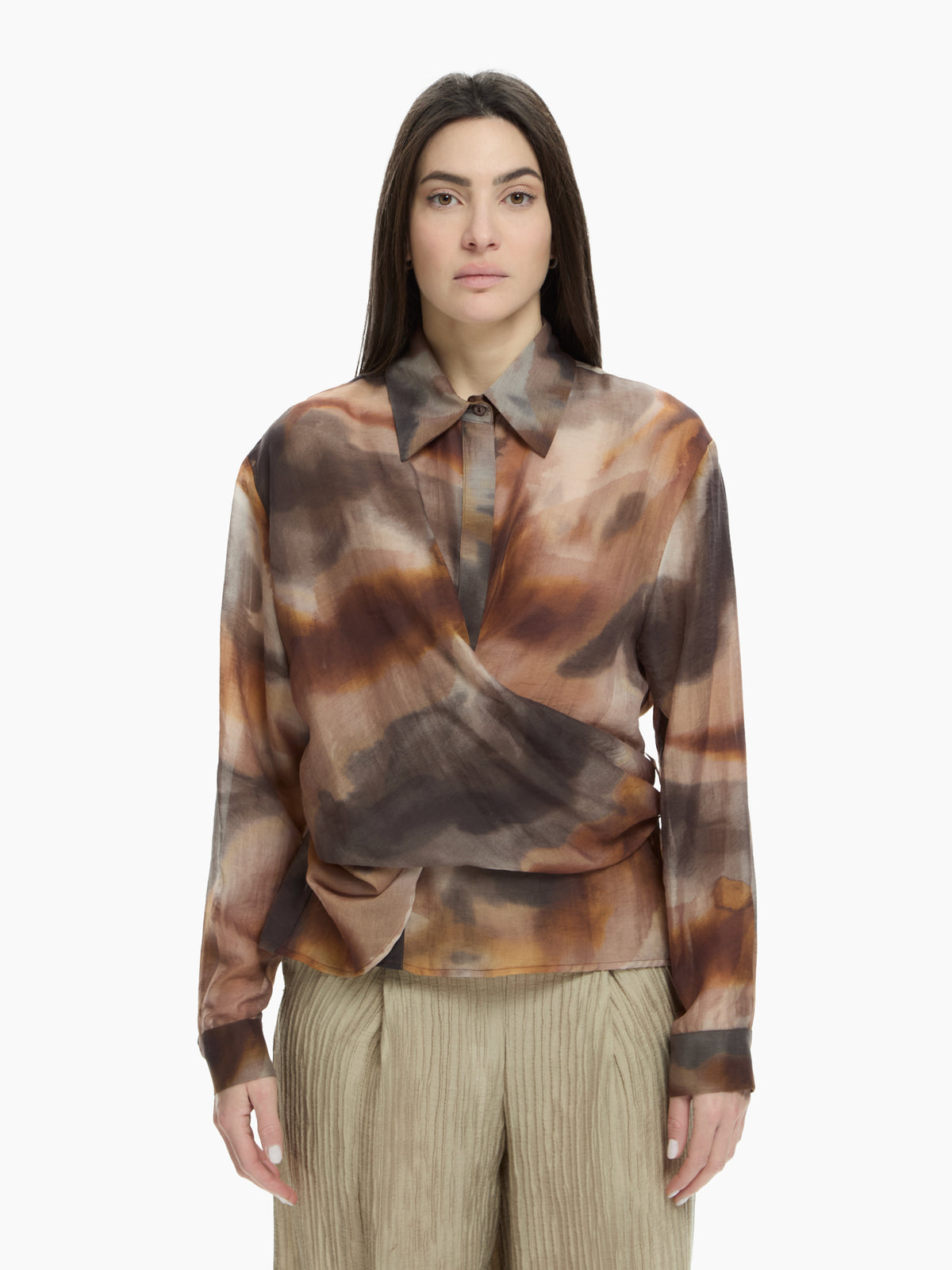 IXOS Camicia con stampa sfumata MULTICOLOR