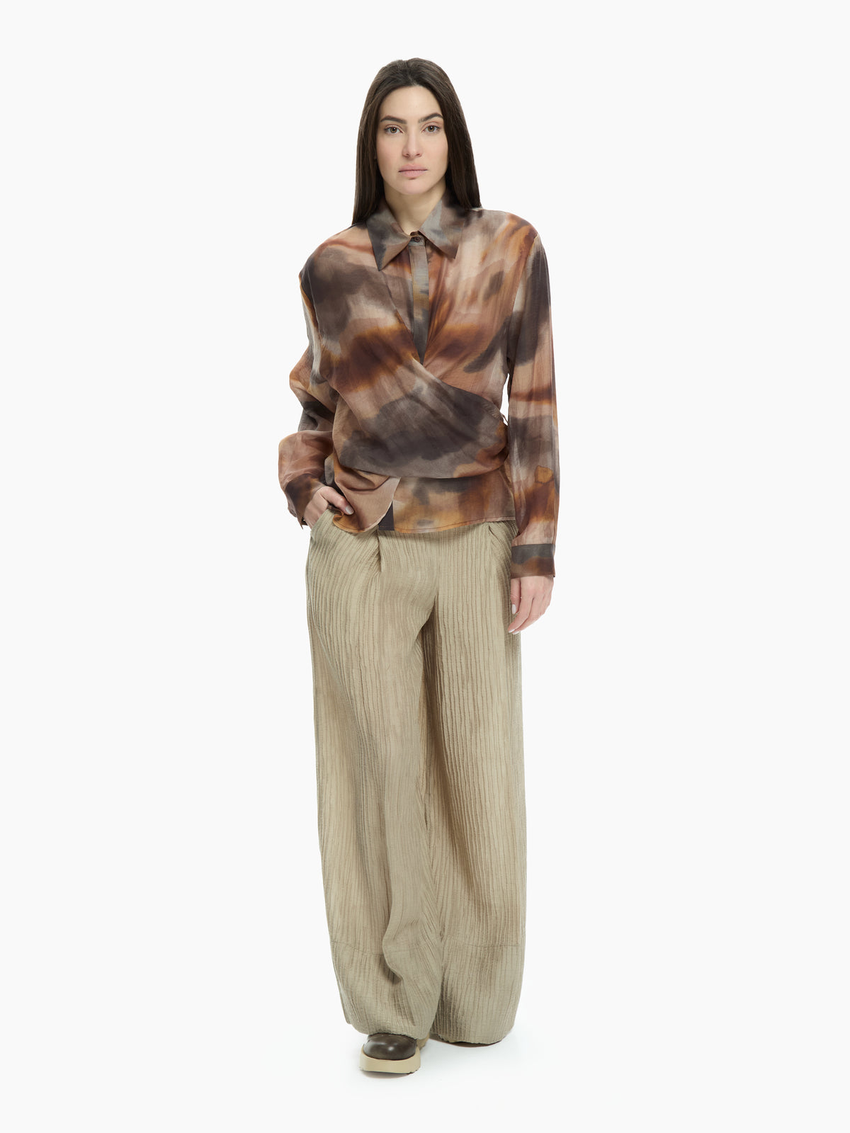 IXOS Camicia con stampa sfumata MULTICOLOR