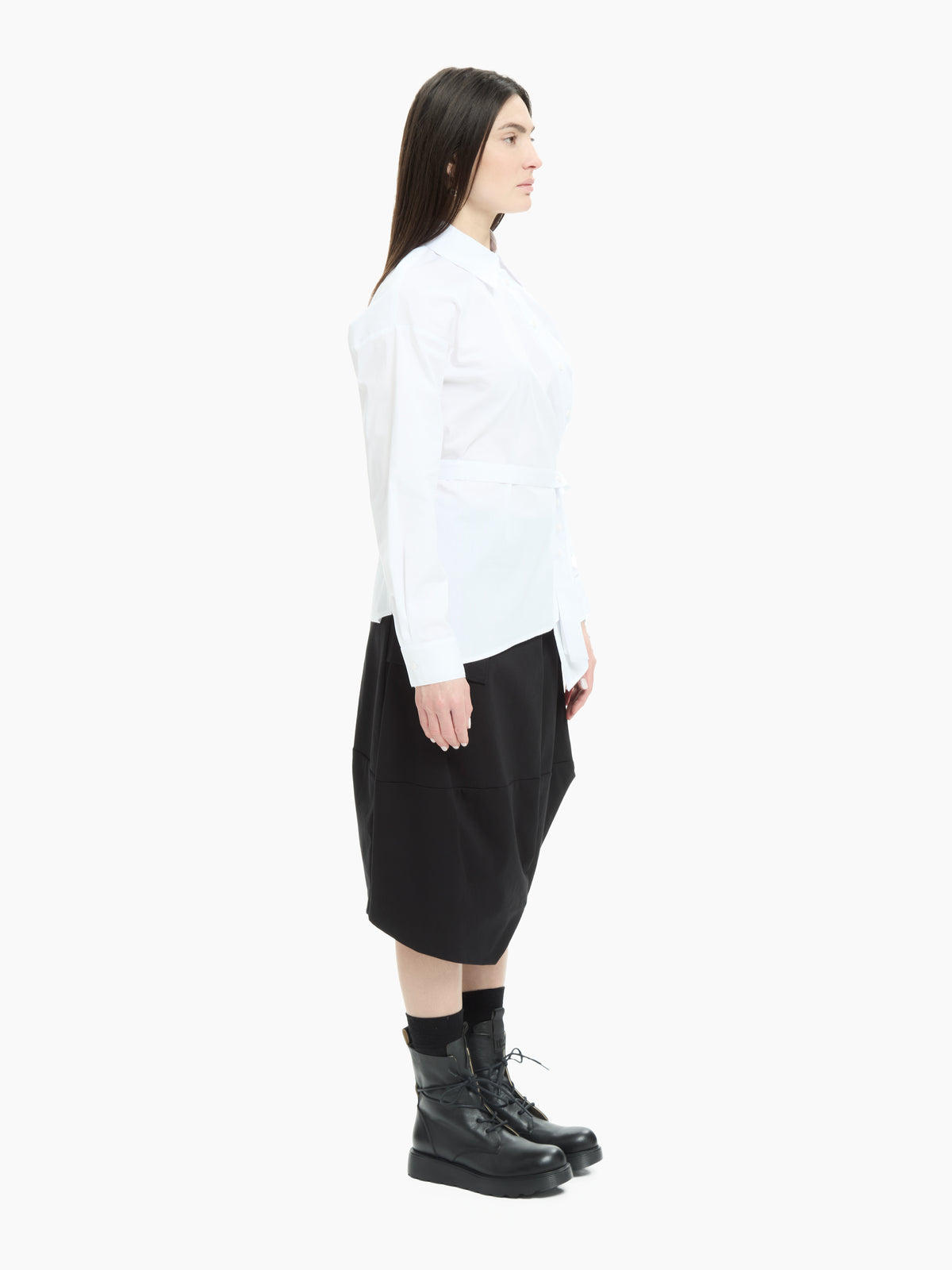 IXOS Camicia con cintura BIANCO