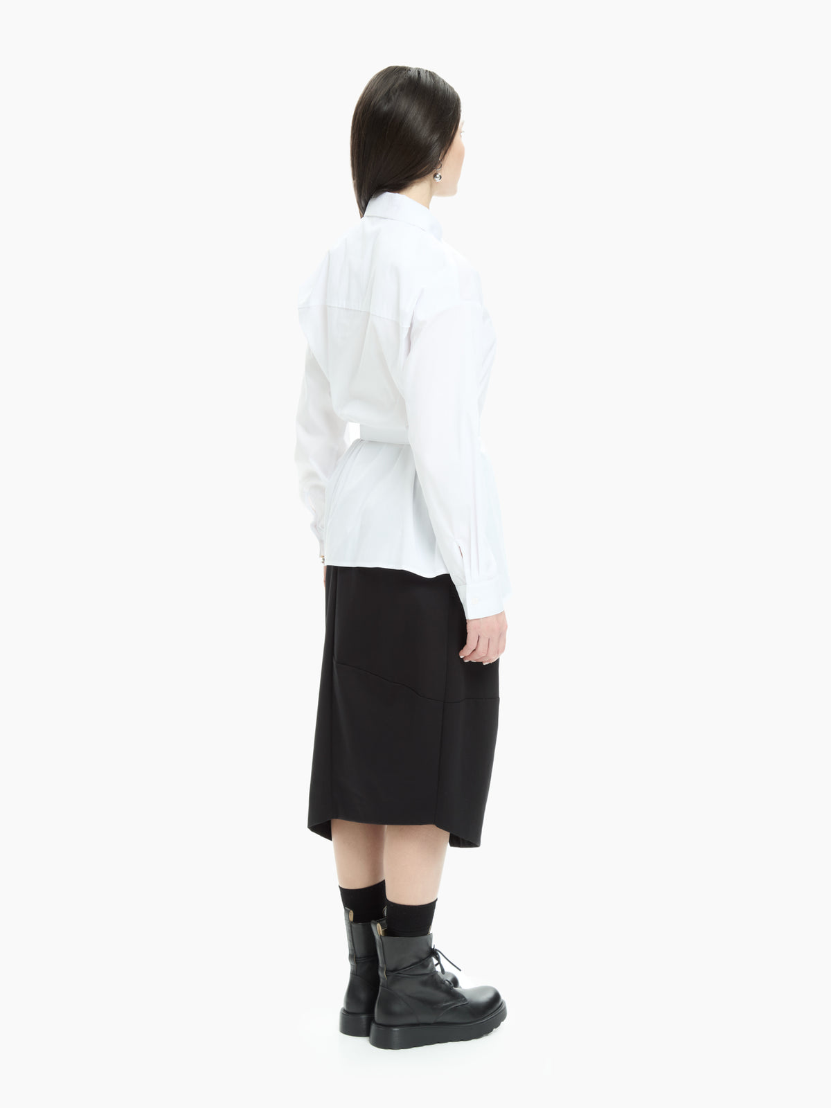 IXOS Camicia con cintura BIANCO
