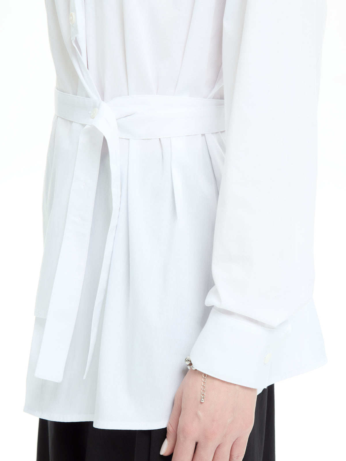 IXOS Camicia con cintura BIANCO