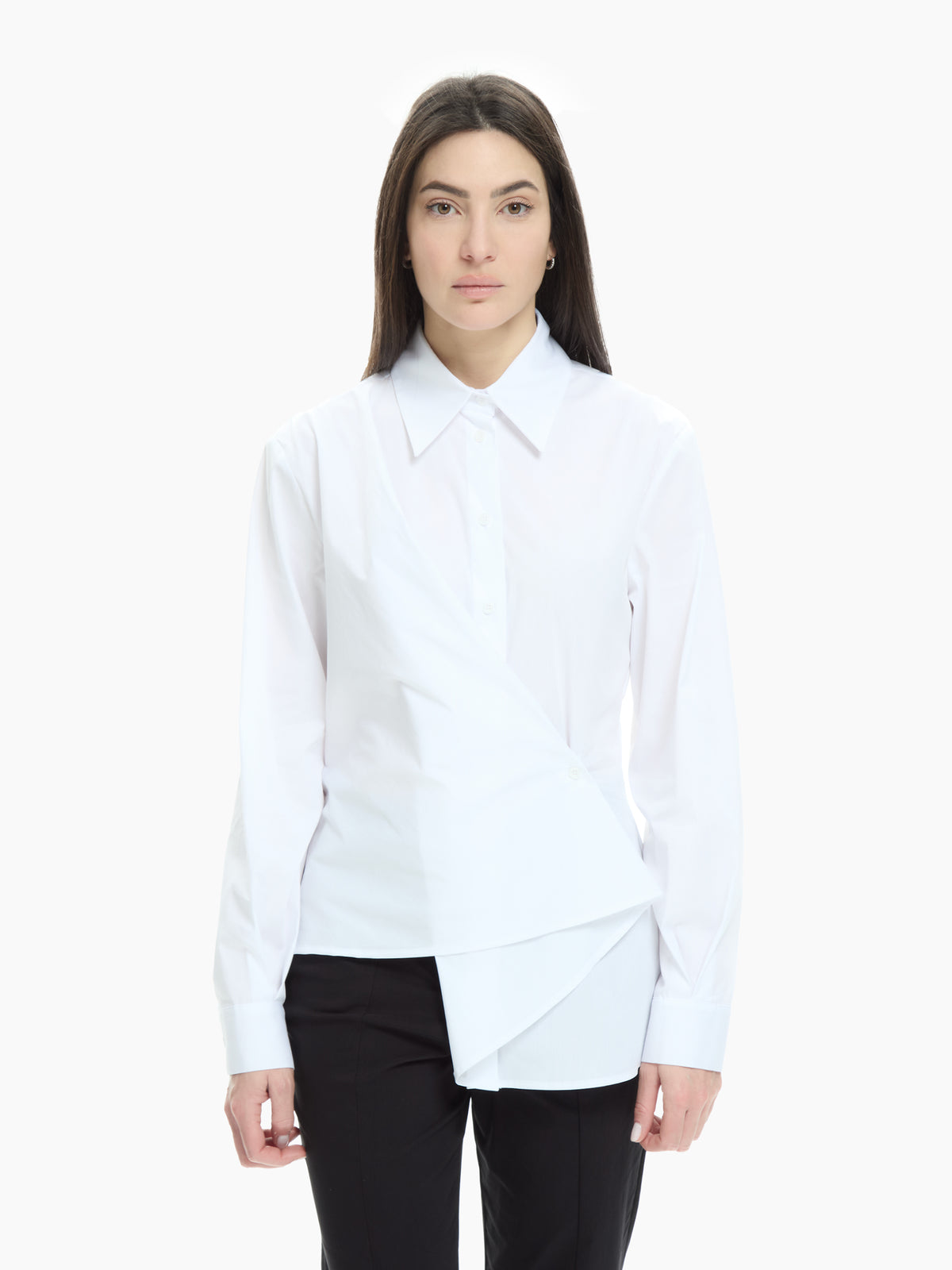 IXOS Camicia asimmetrica BIANCO