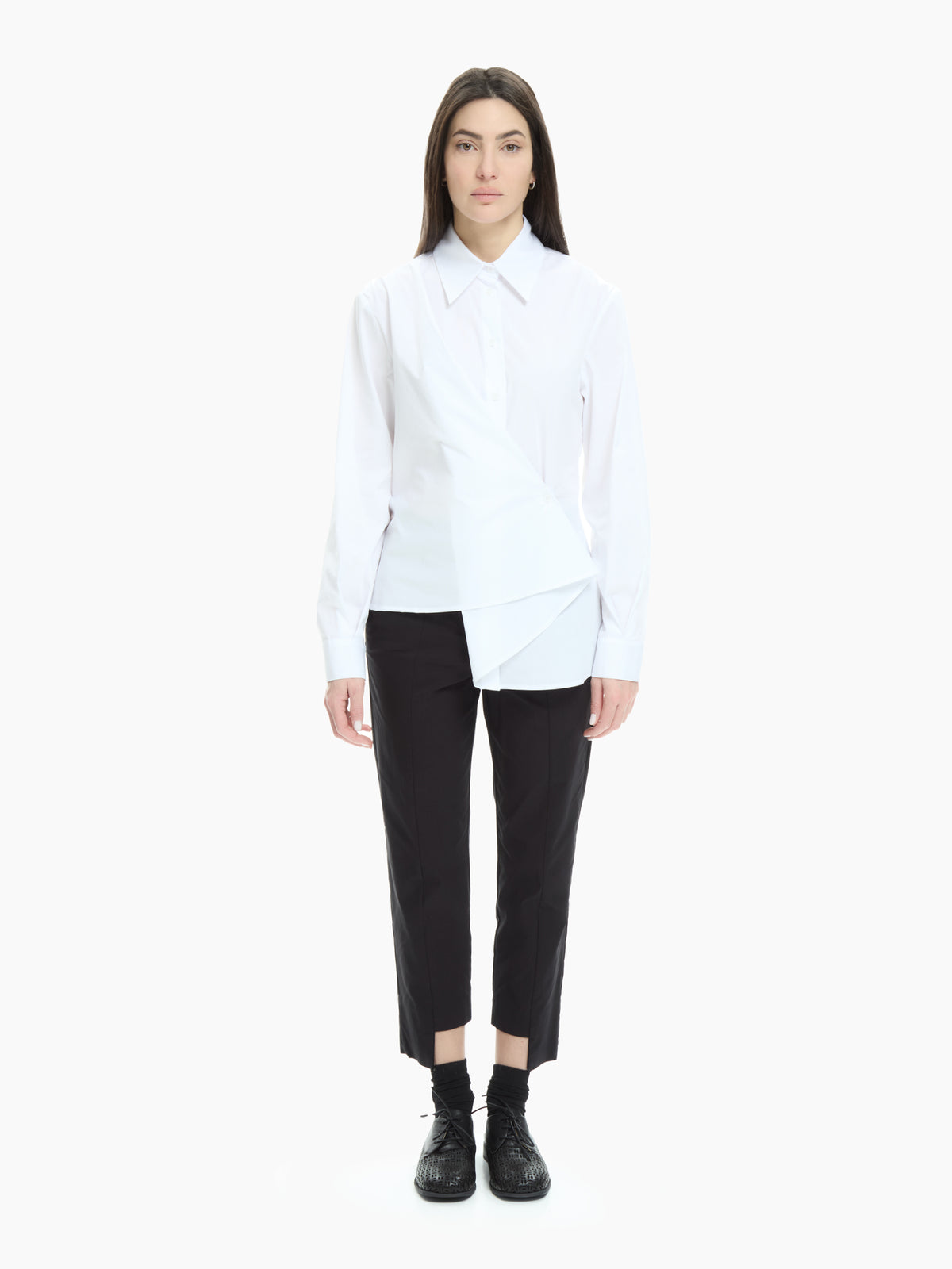 IXOS Camicia asimmetrica BIANCO