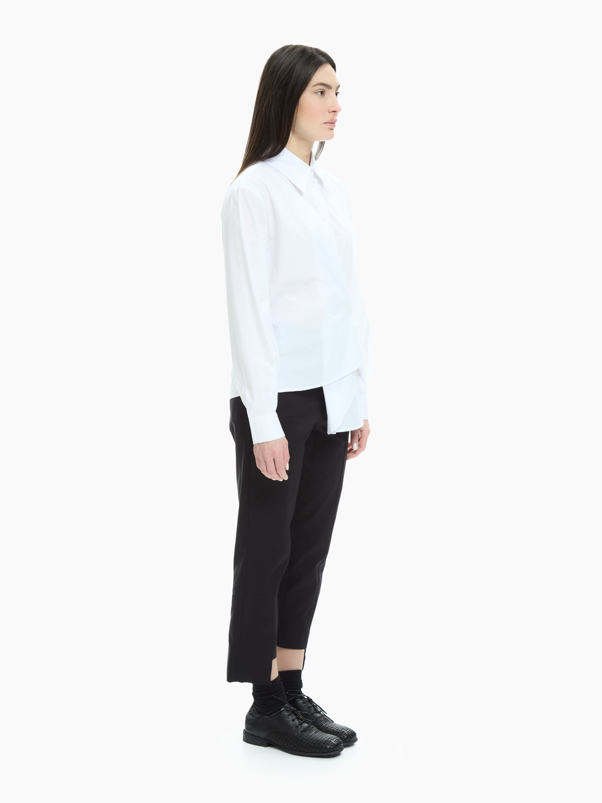 IXOS Camicia asimmetrica BIANCO