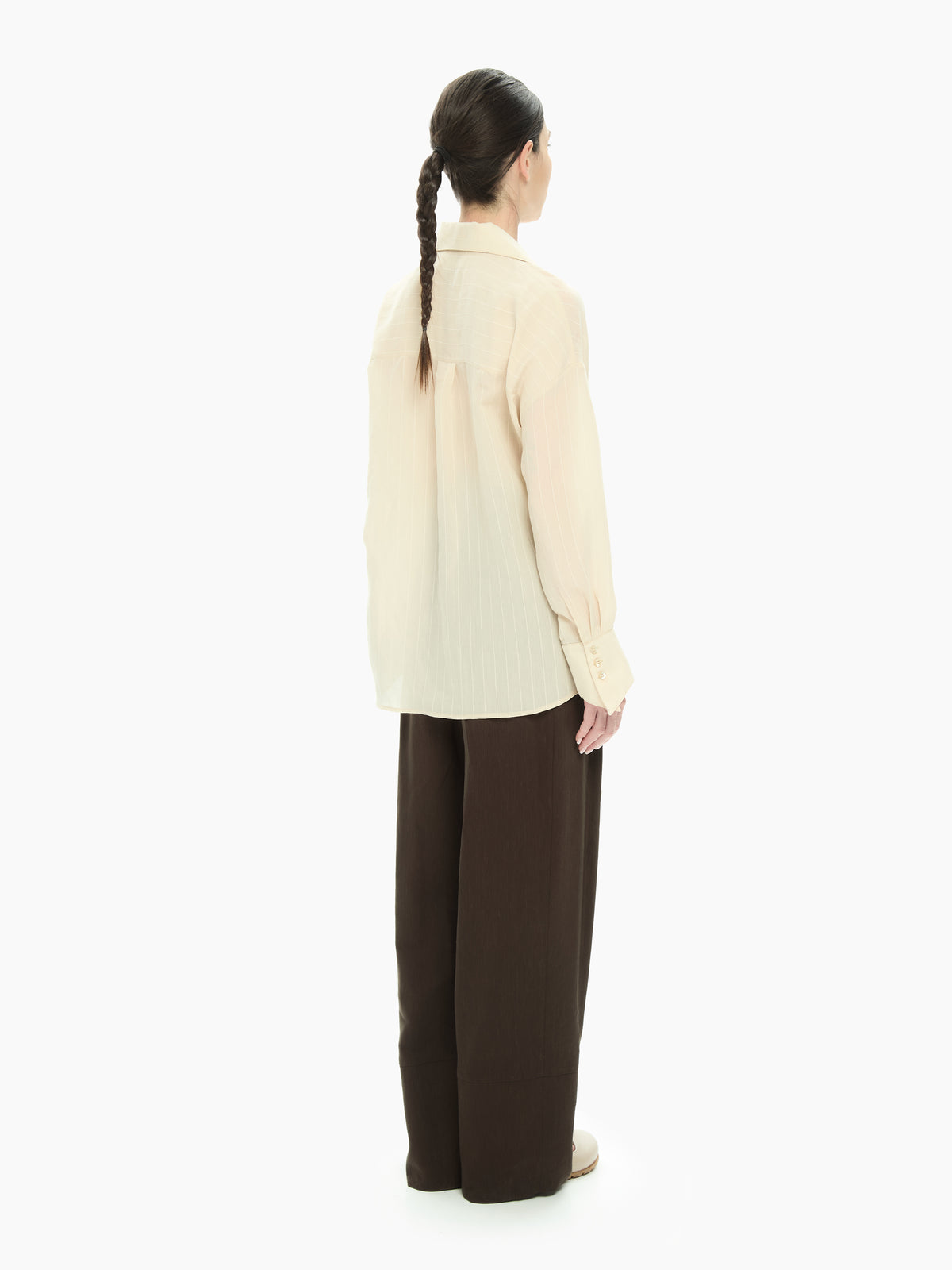 IXOS Camicia con cintura laterale BEIGE