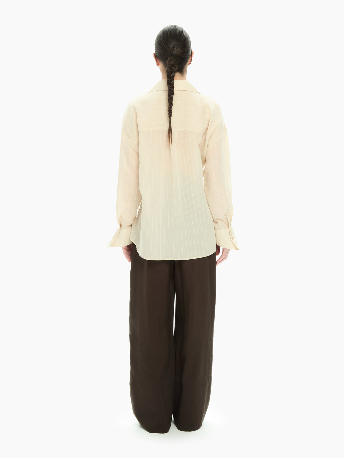 IXOS Camicia con cintura laterale BEIGE