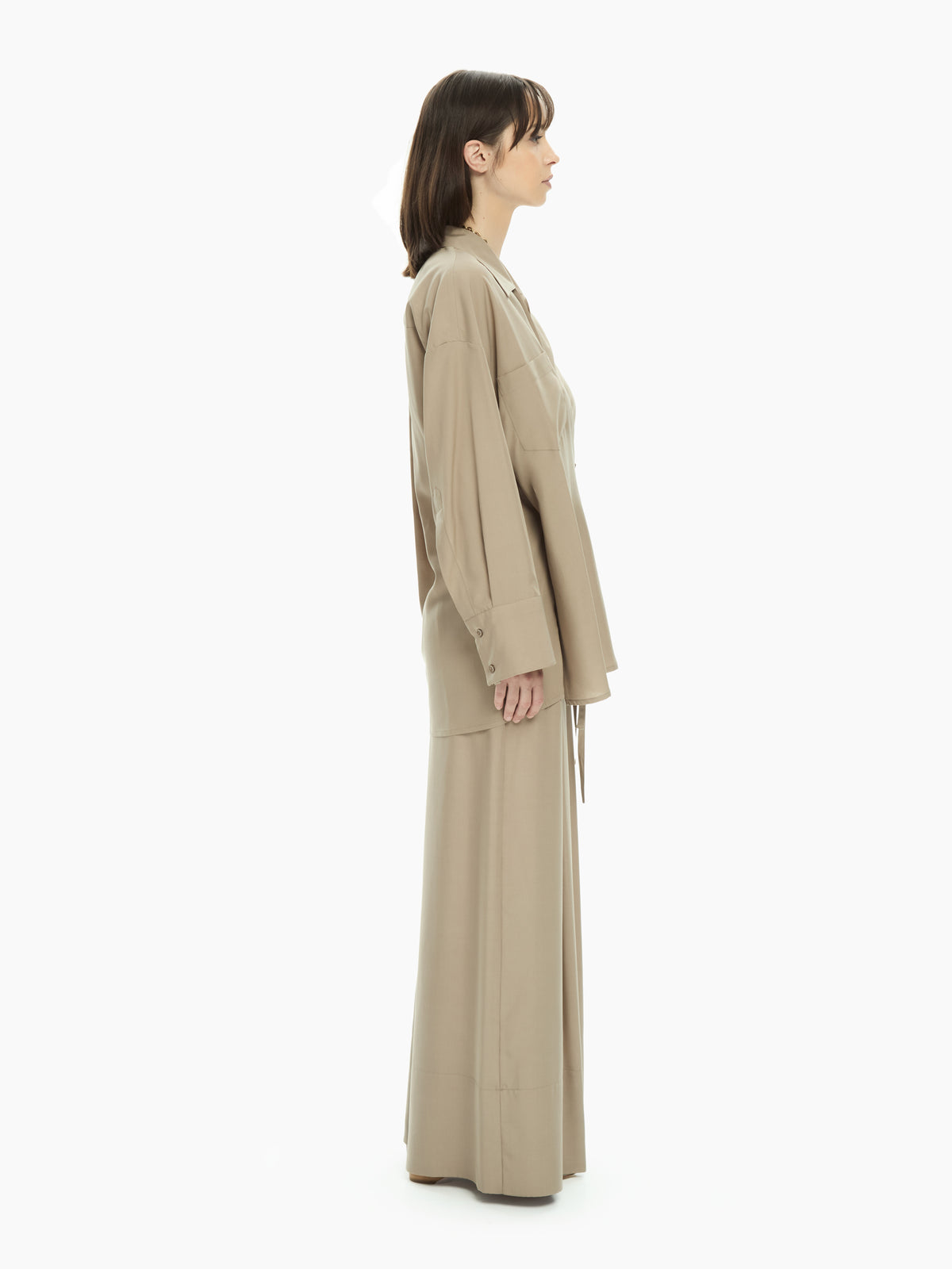 IXOS Camicia incrociata MARRONE