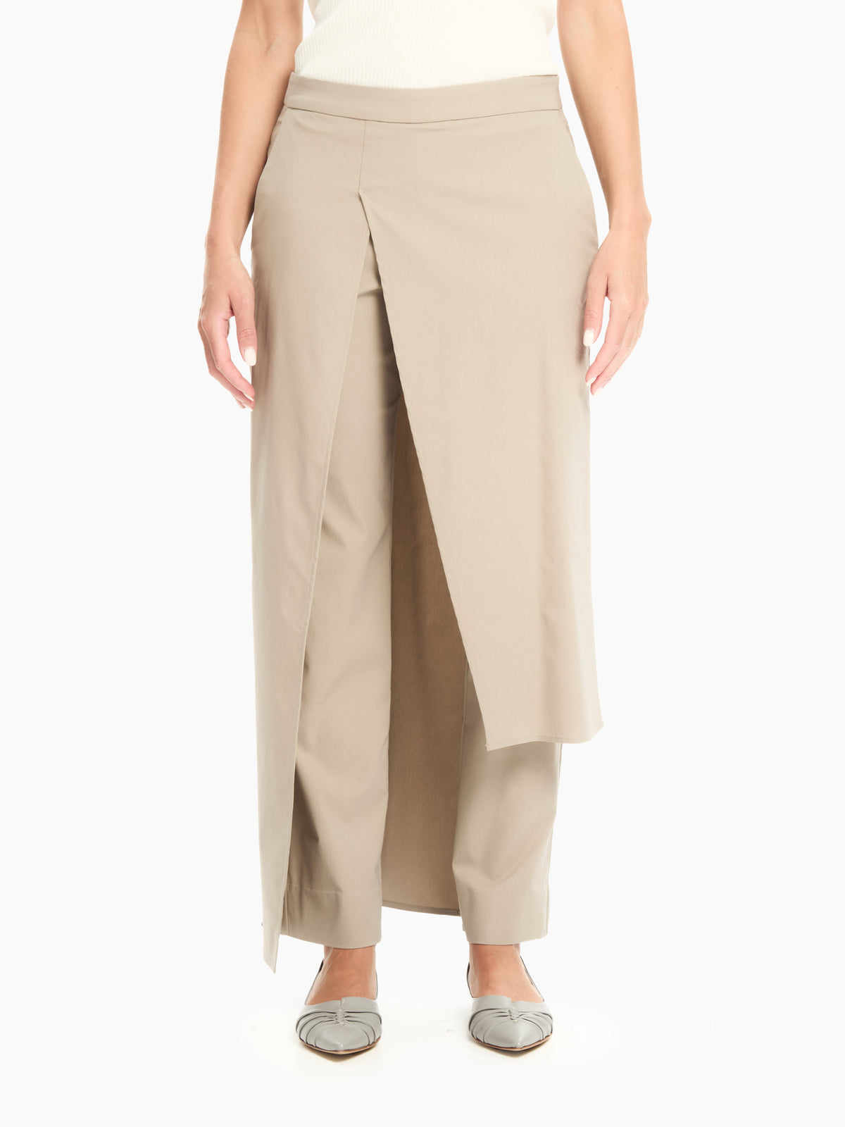 IXOS Pantalone con pannelli asimmetrici TORTORA