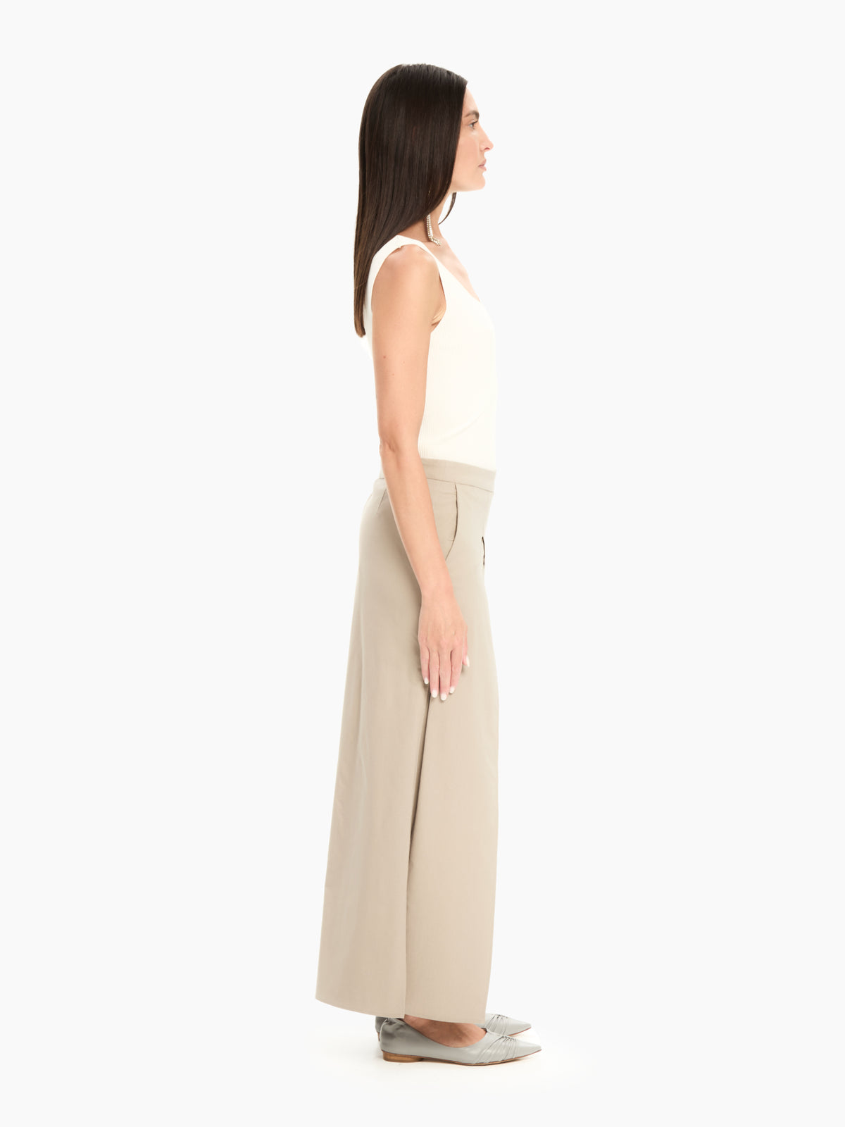 IXOS Pantalone con pannelli asimmetrici TORTORA