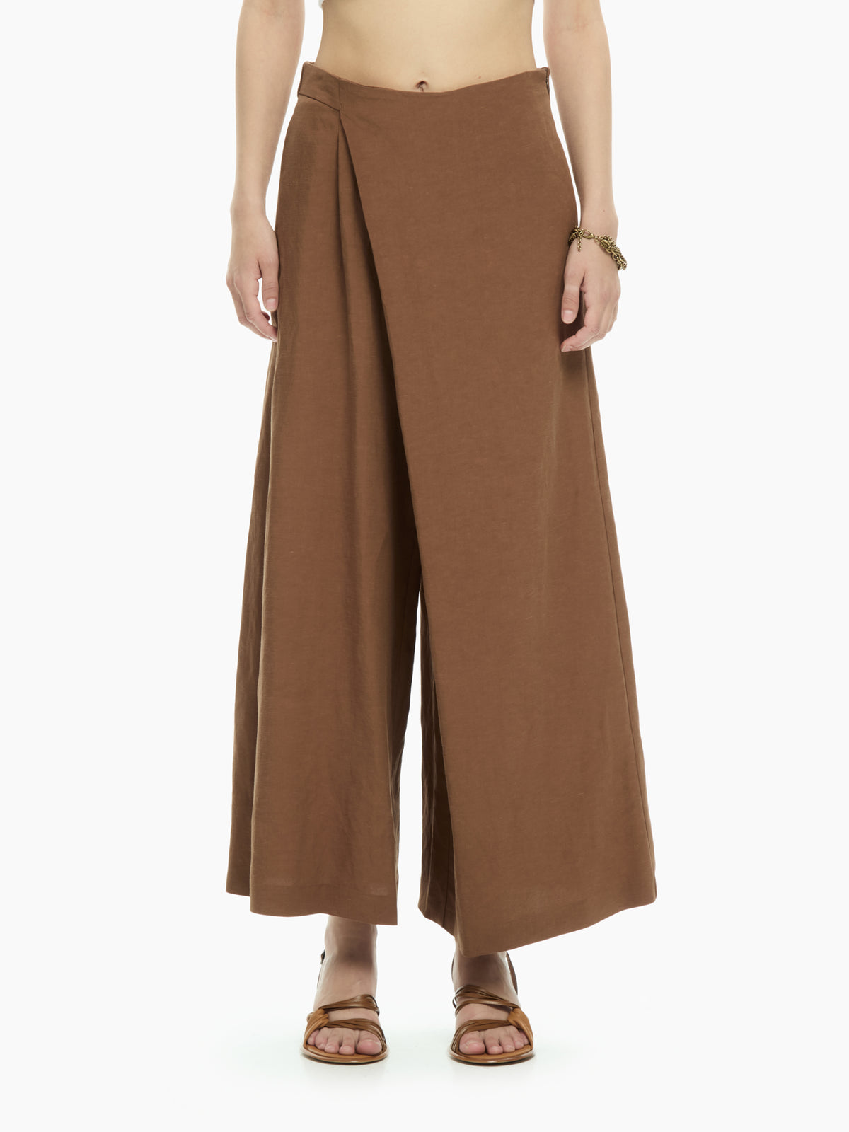 IXOS Pantaloni con pannello MARRONE