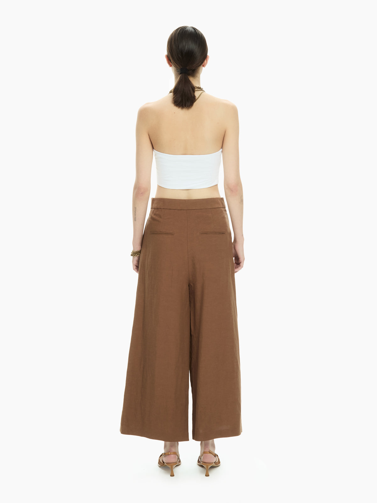 IXOS Pantaloni con pannello MARRONE