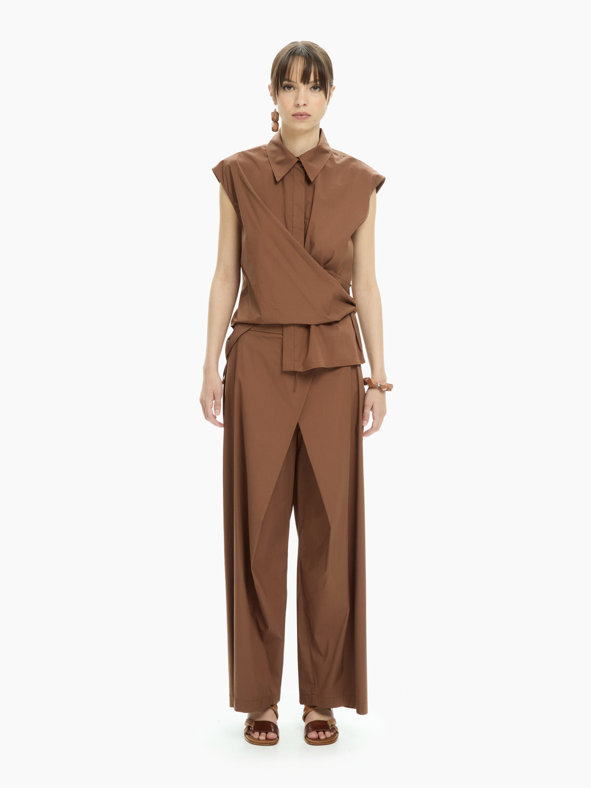 IXOS Pantalone ampio  MARRONE