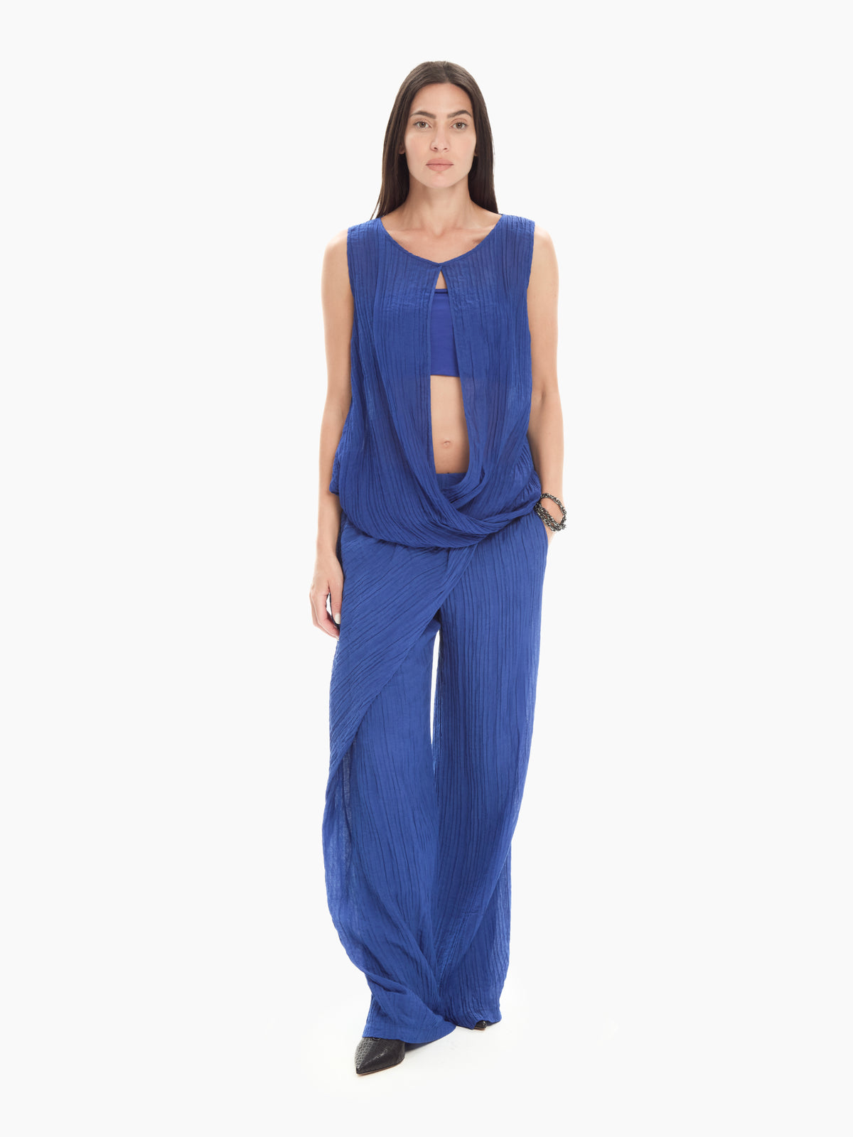 IXOS Pantaloni palazzo BLU