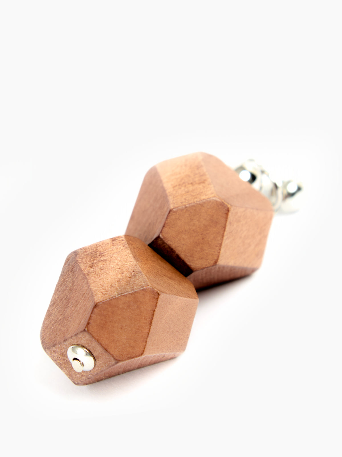 IXOS Orecchini geometrici MARRONE