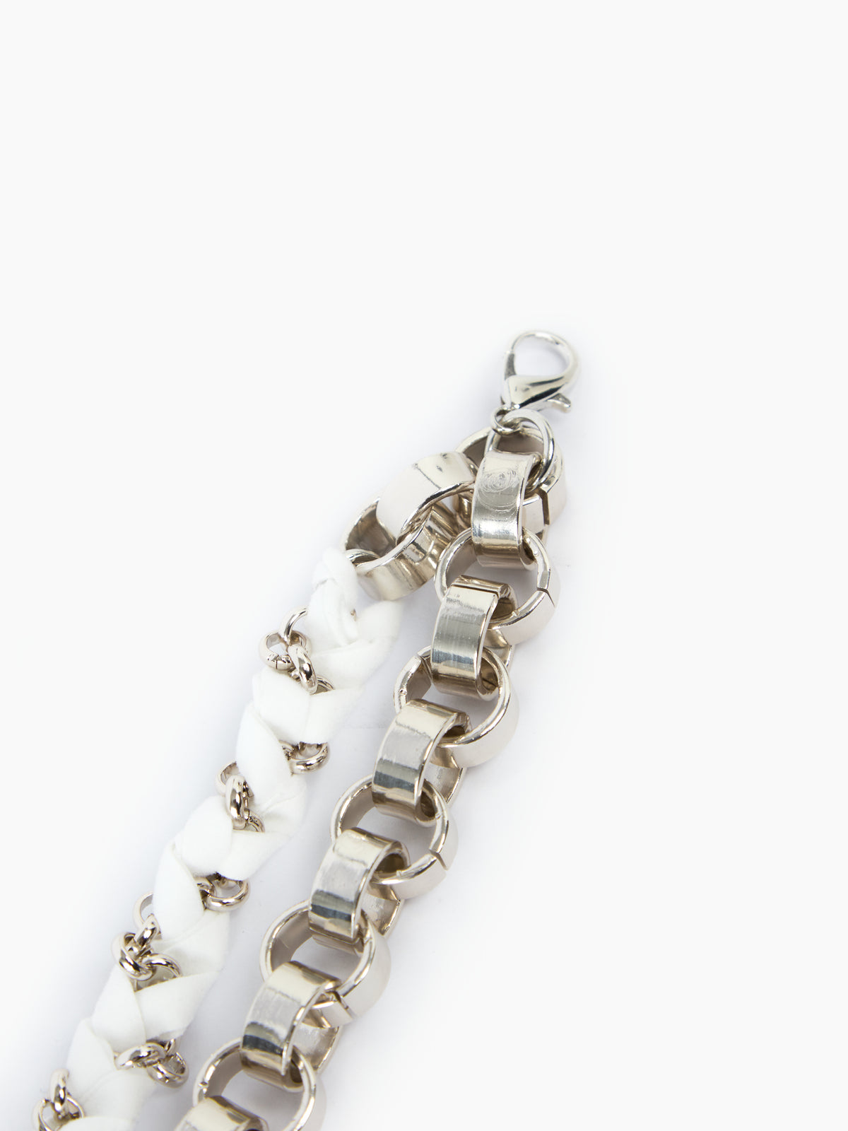 IXOS Bracciale con doppia catena ARGENTO