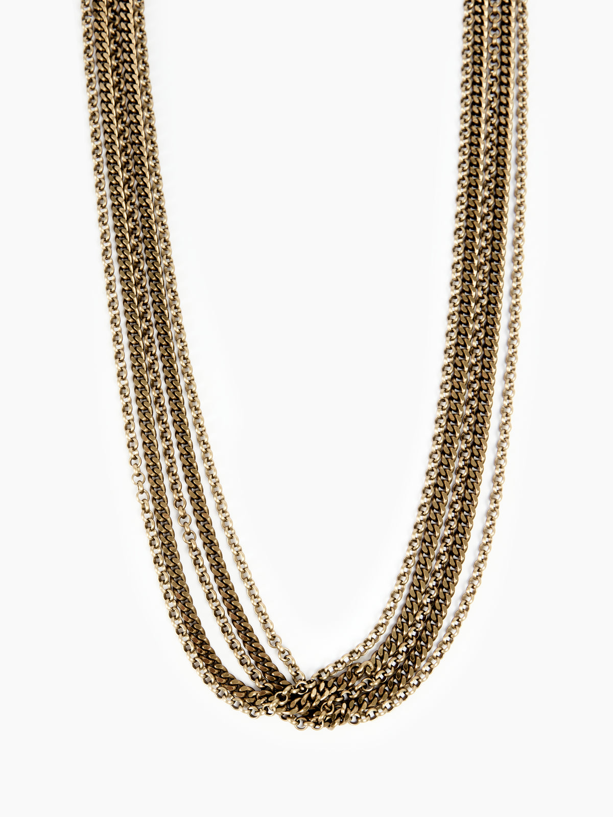IXOS Collana multicatena GRIGIO