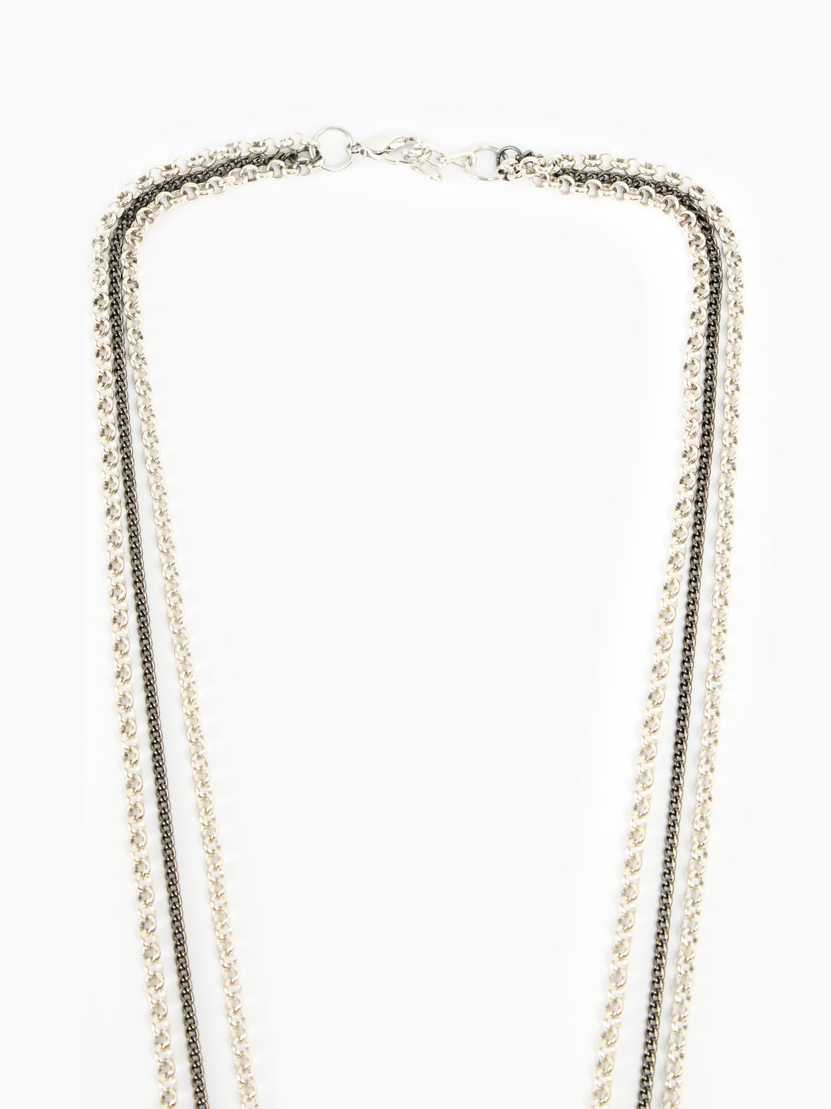 IXOS Collana multicatena ARGENTO