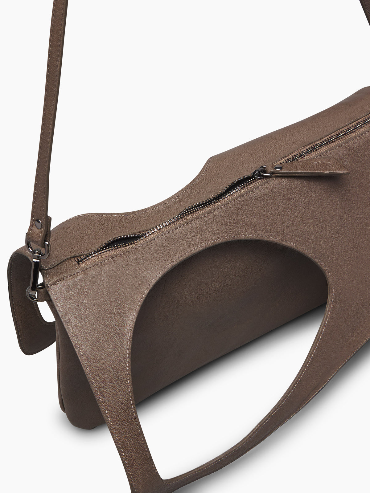 IXOS Borsa in pelle TORTORA