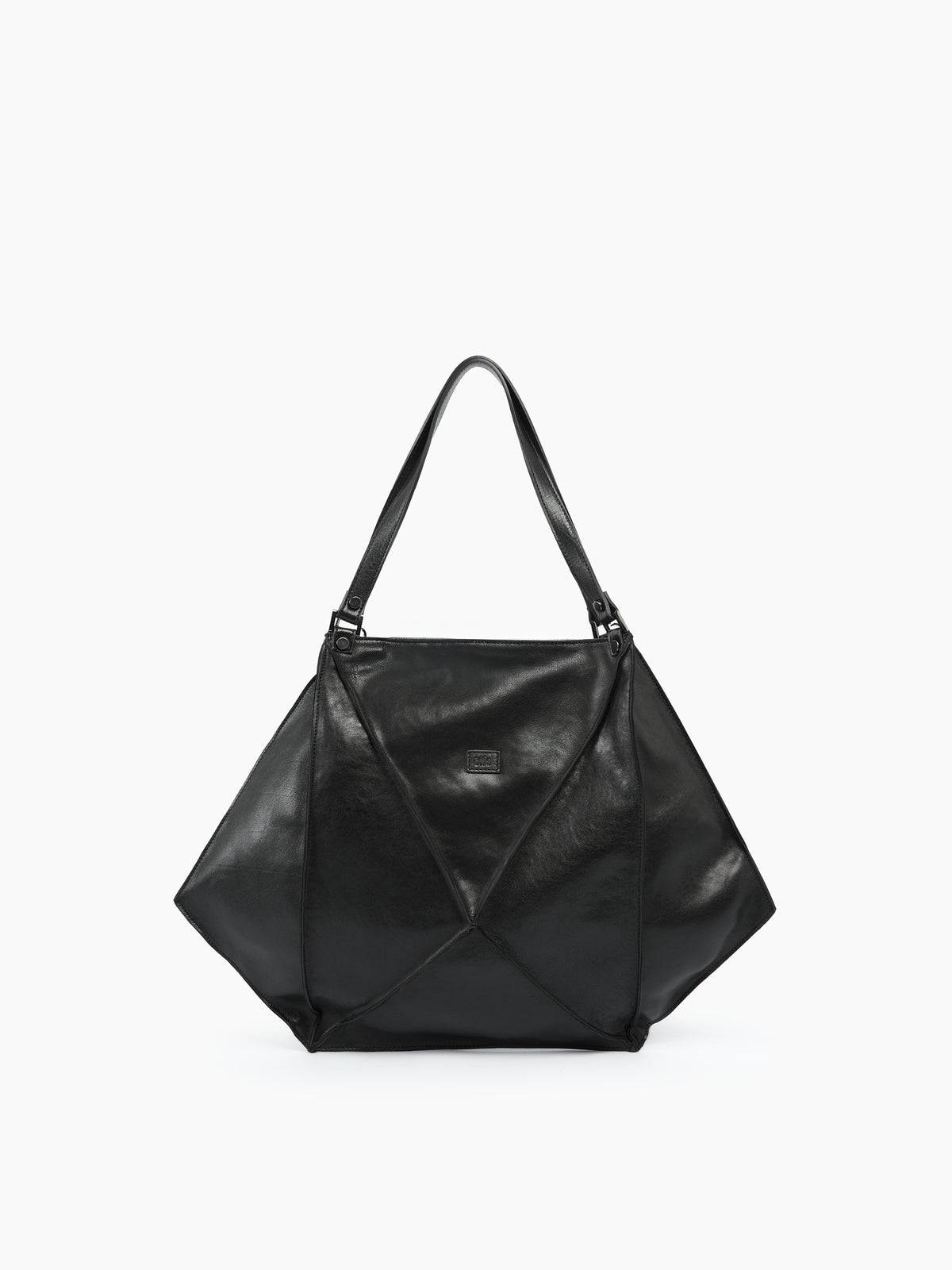 IXOS Borsa dal design geometrico NERO