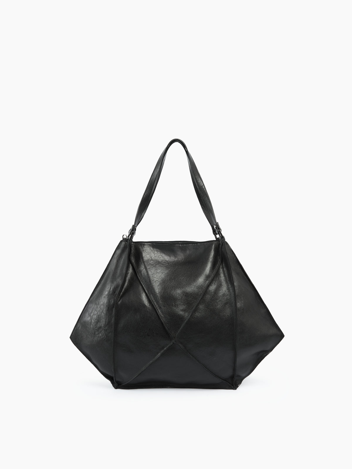 IXOS Borsa dal design geometrico NERO