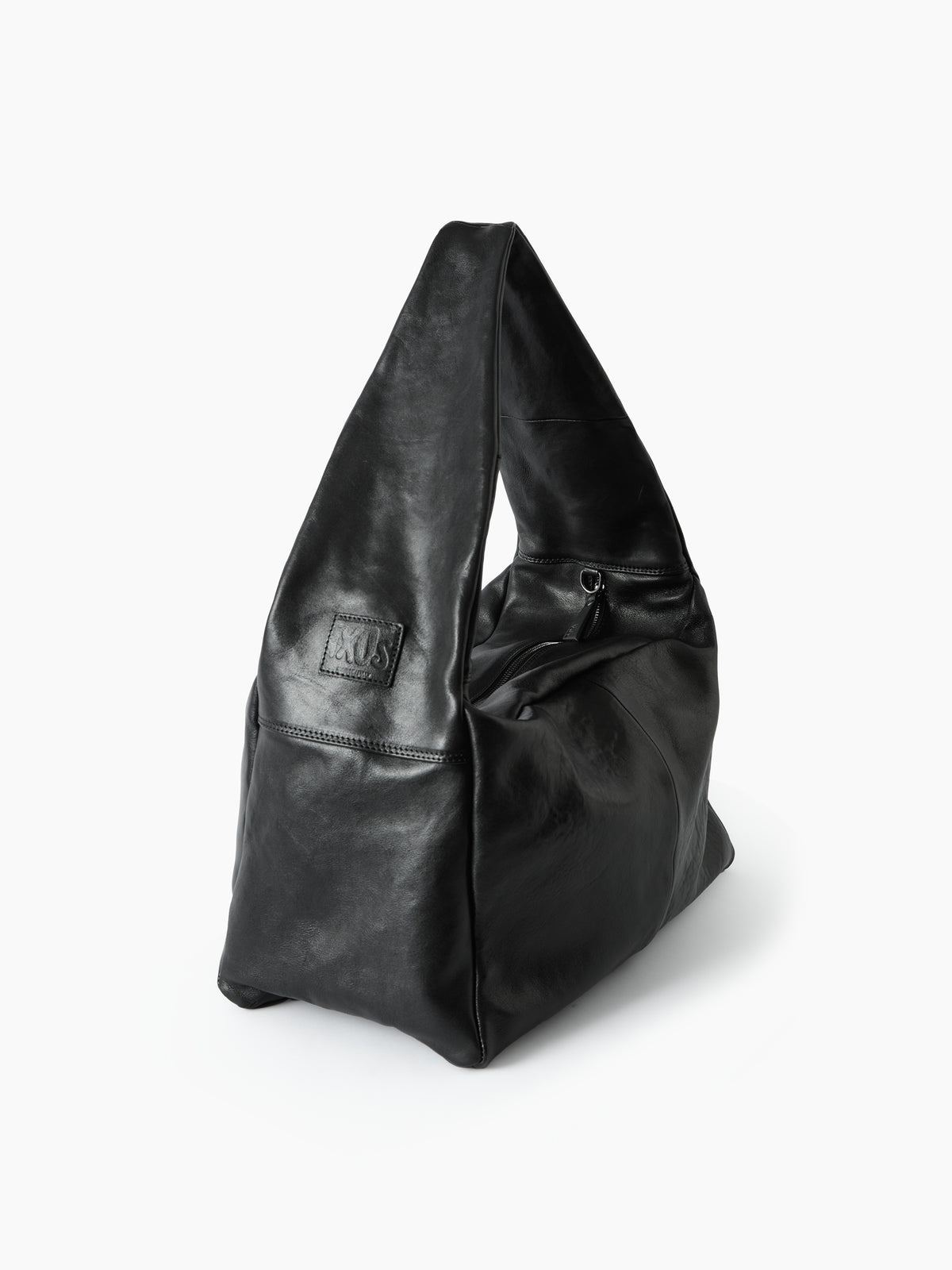 IXOS Borsa a spalla in pelle morbida NERO