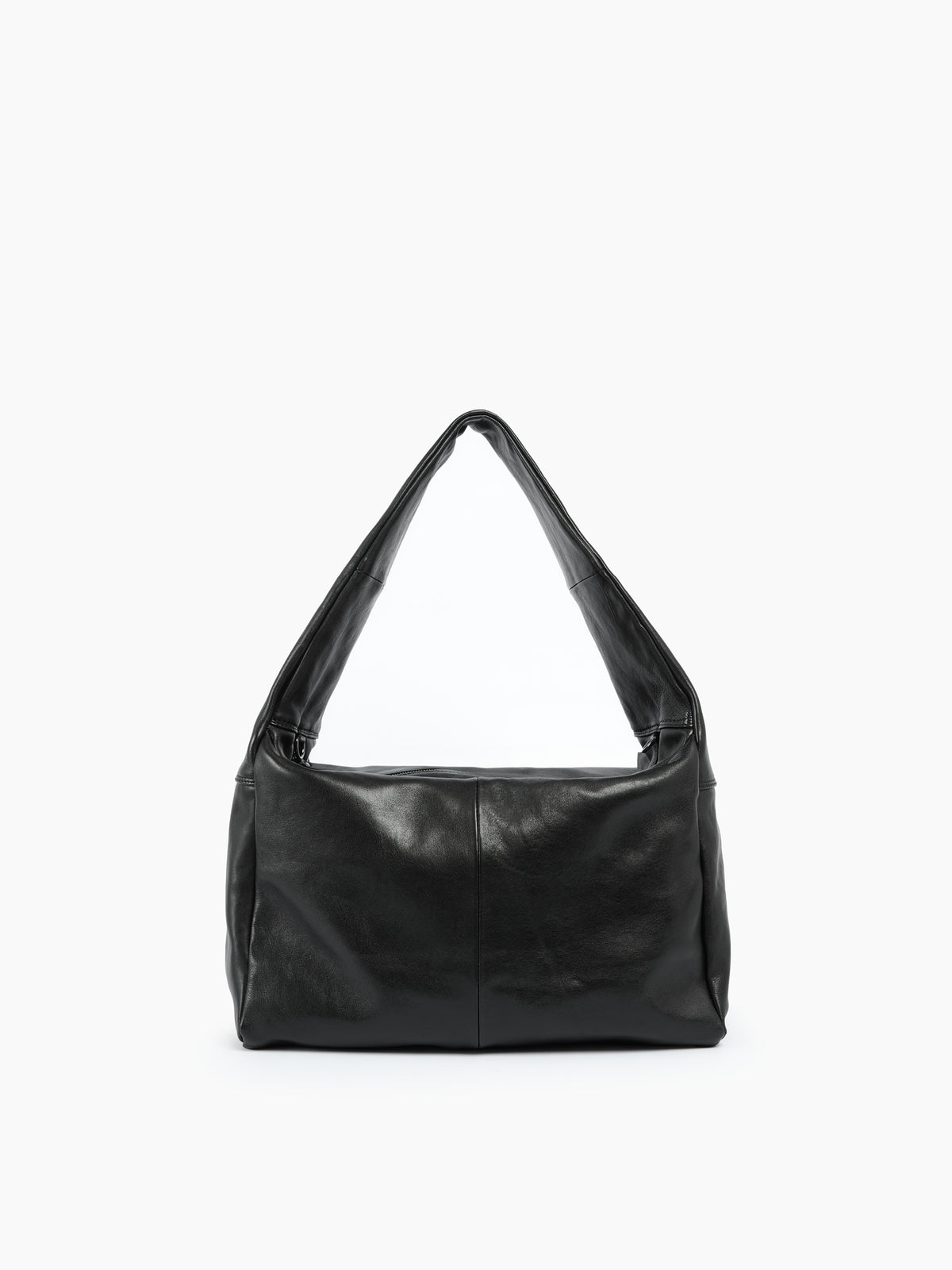 IXOS Borsa a spalla in pelle morbida NERO