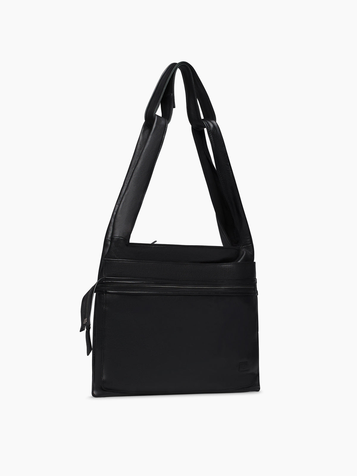 IXOS Borsa con doppia zip NERO