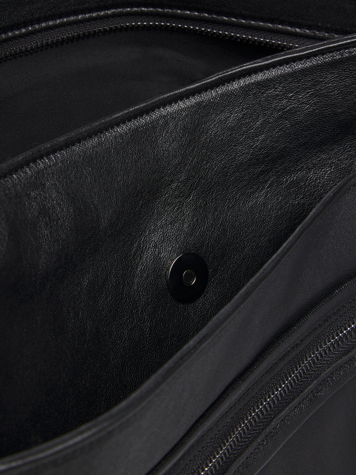IXOS Borsa con doppia zip NERO
