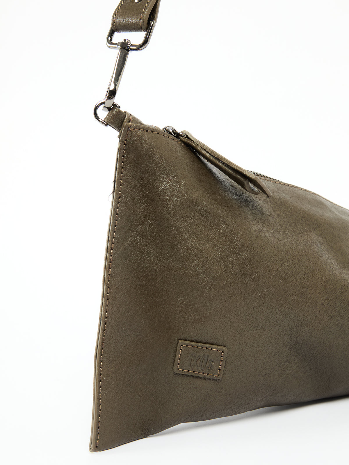 IXOS Borsa dalla silhouette geometrica VERDE