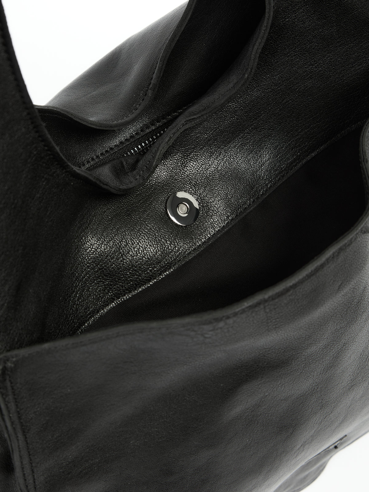 IXOS Borsa shopper in pelle morbida NERO