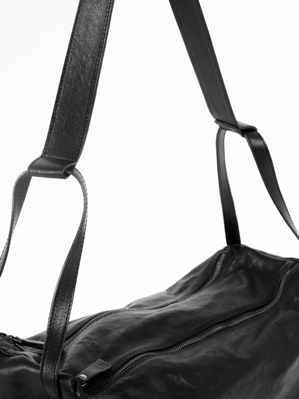 IXOS Borsa con doppio sistema di manici NERO