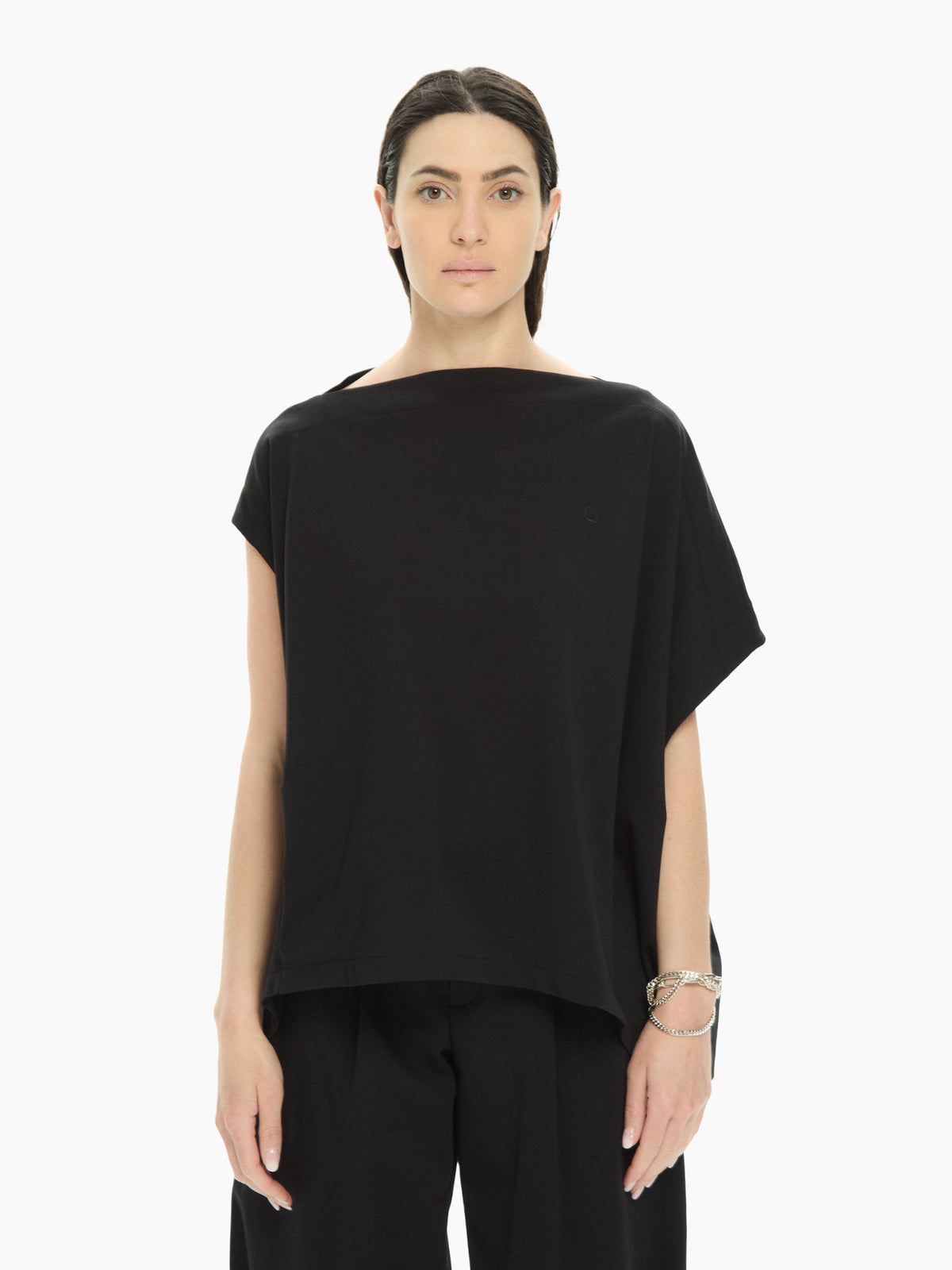 IXOS Top ampio  NERO