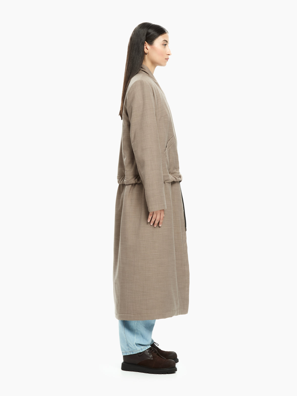 IXOS Capospalla trasformabile con coulisse MARRONE