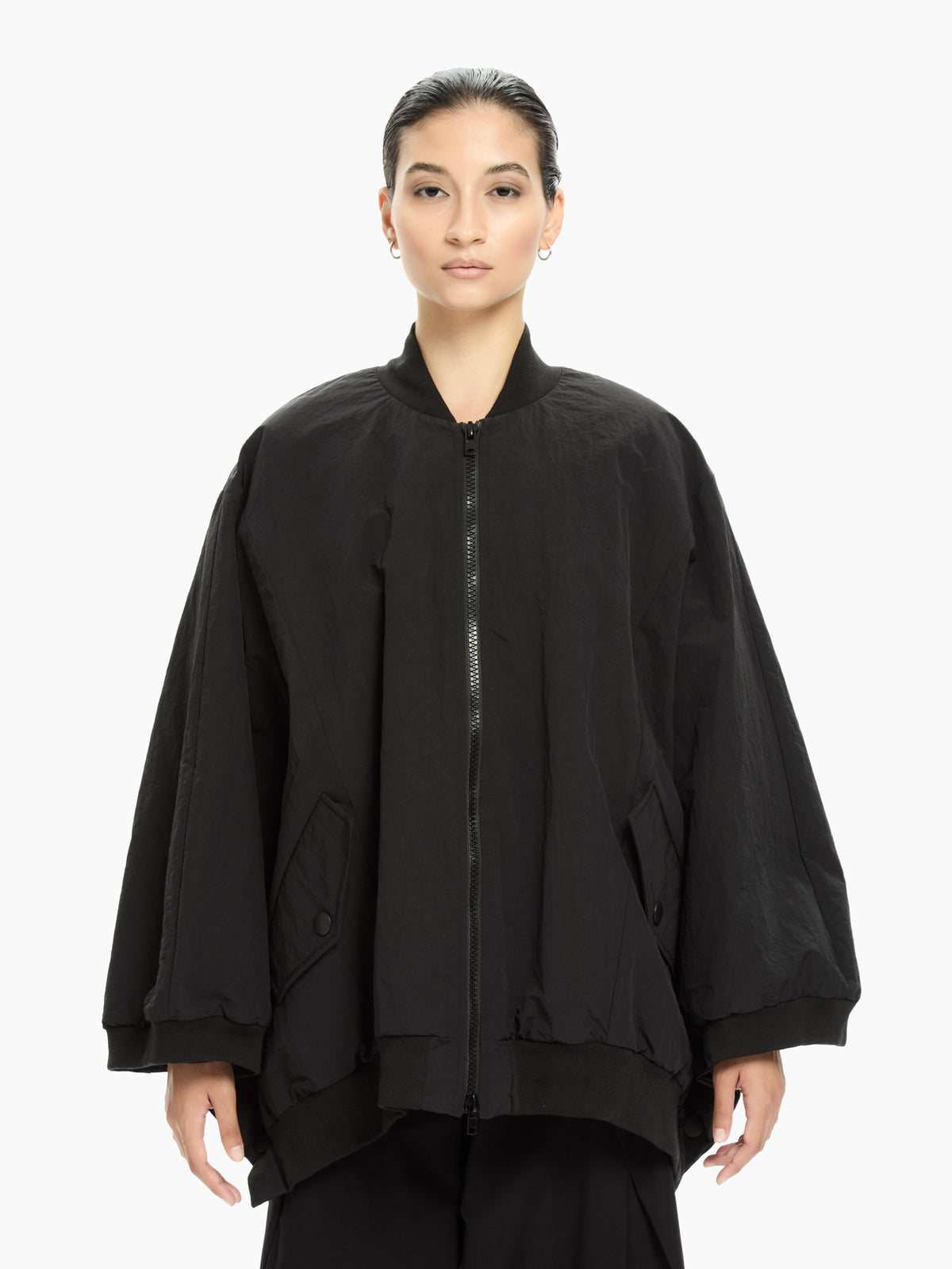 IXOS Capospalla tecnico oversize  NERO
