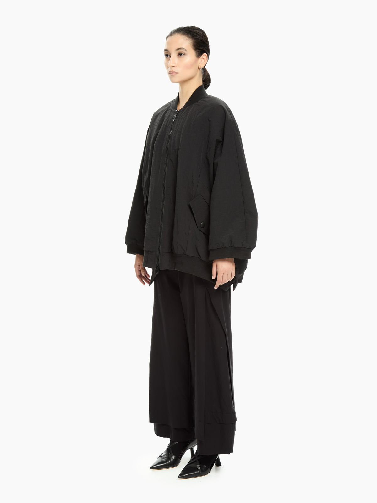 IXOS Capospalla tecnico oversize  NERO