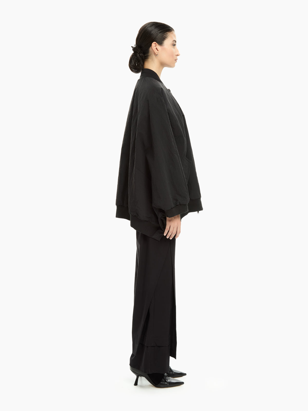IXOS Capospalla tecnico oversize  NERO