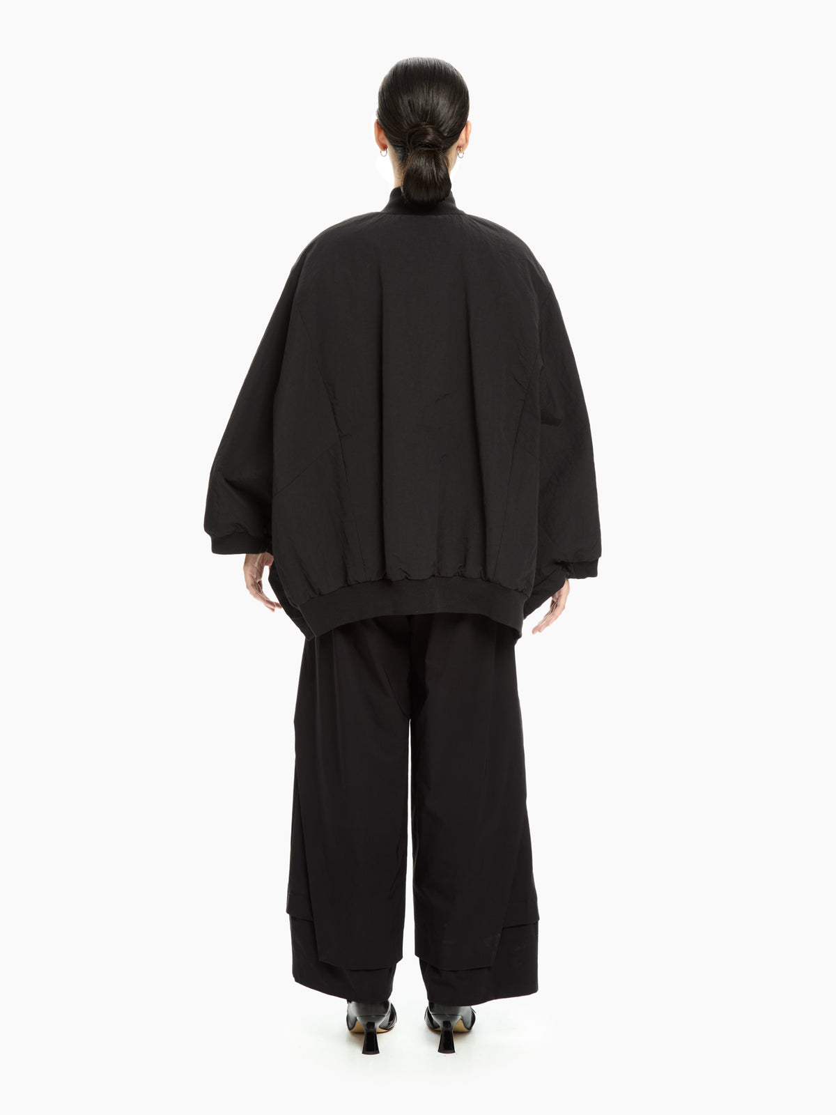 IXOS Capospalla tecnico oversize  NERO