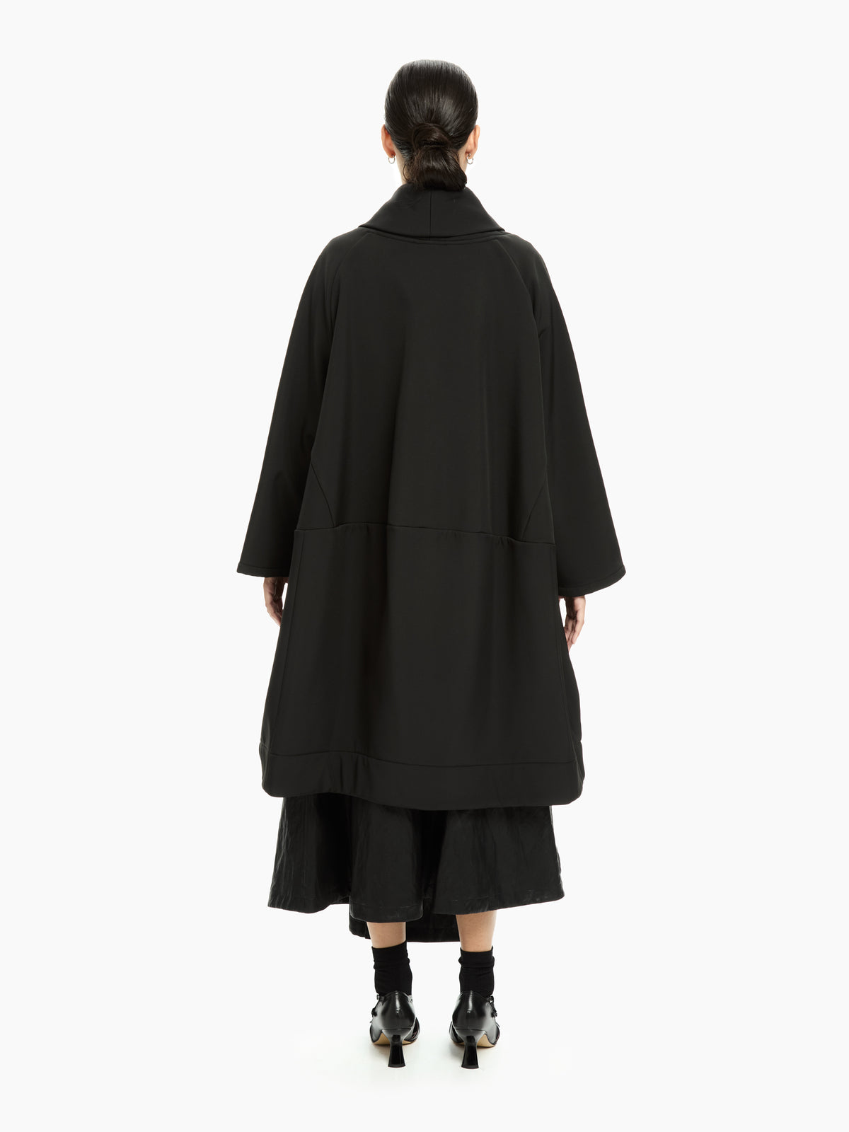 IXOS Capospalla oversize con collo scialle NERO