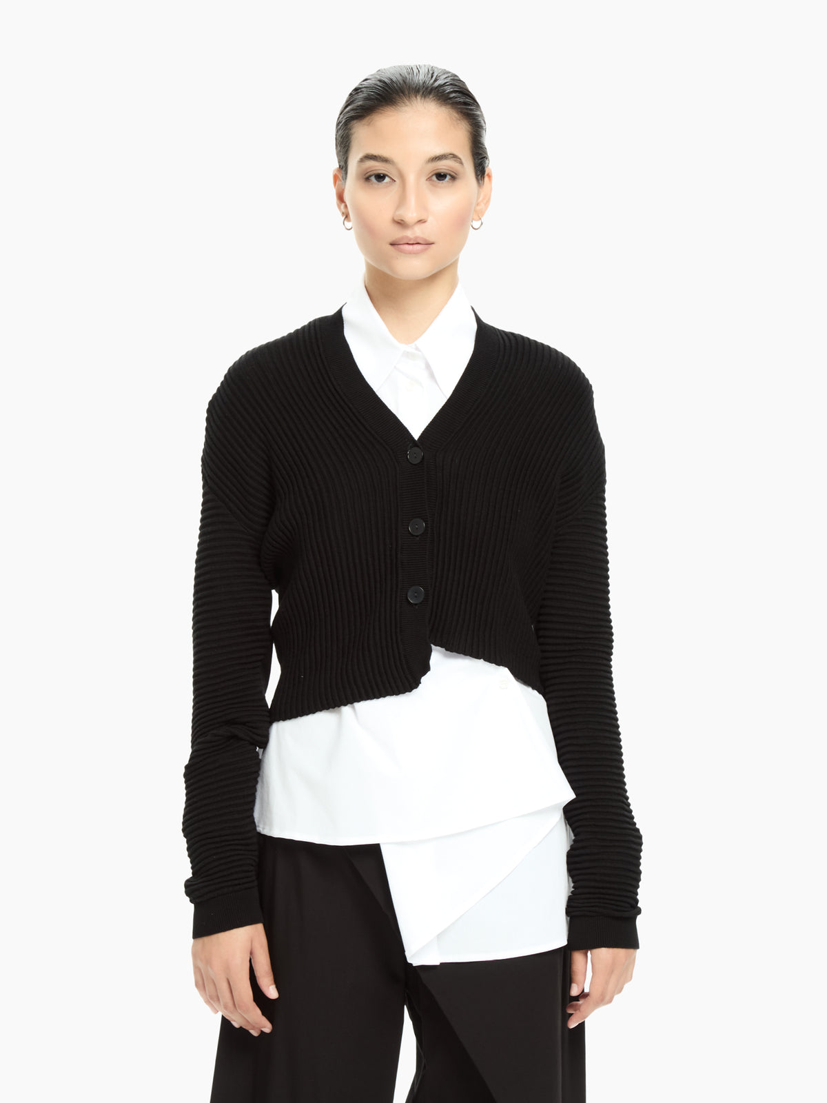 IXOS Cardigan corto a coste  NERO