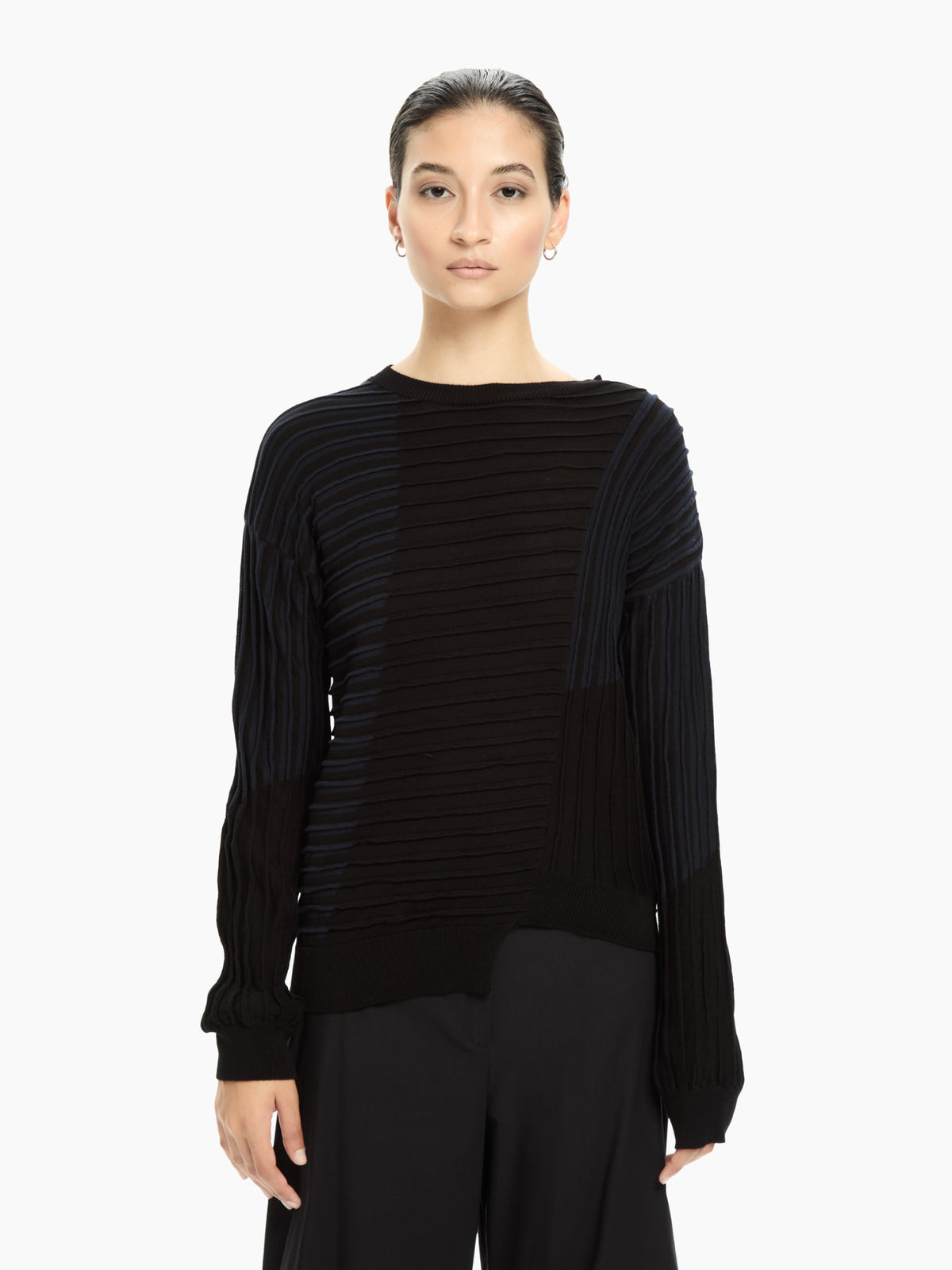 IXOS Maglia con motivo asimmetrico NERO