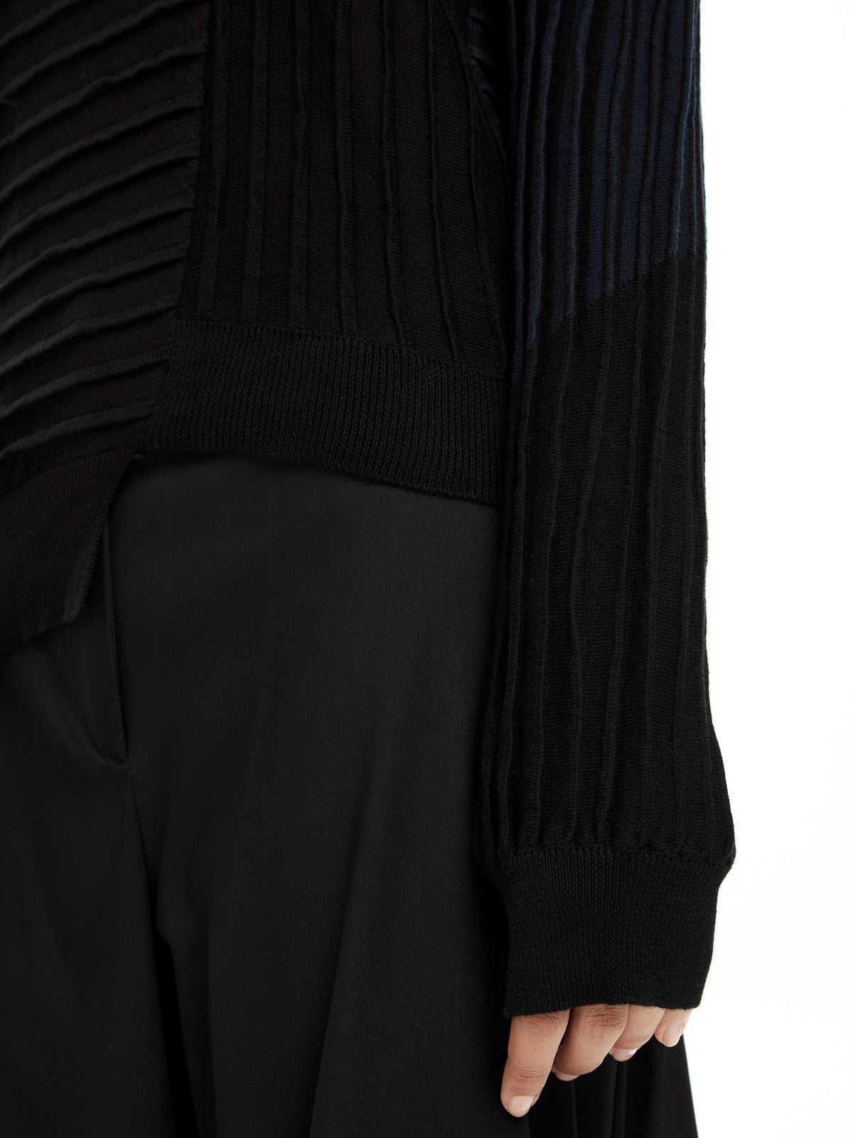 IXOS Maglia con motivo asimmetrico NERO