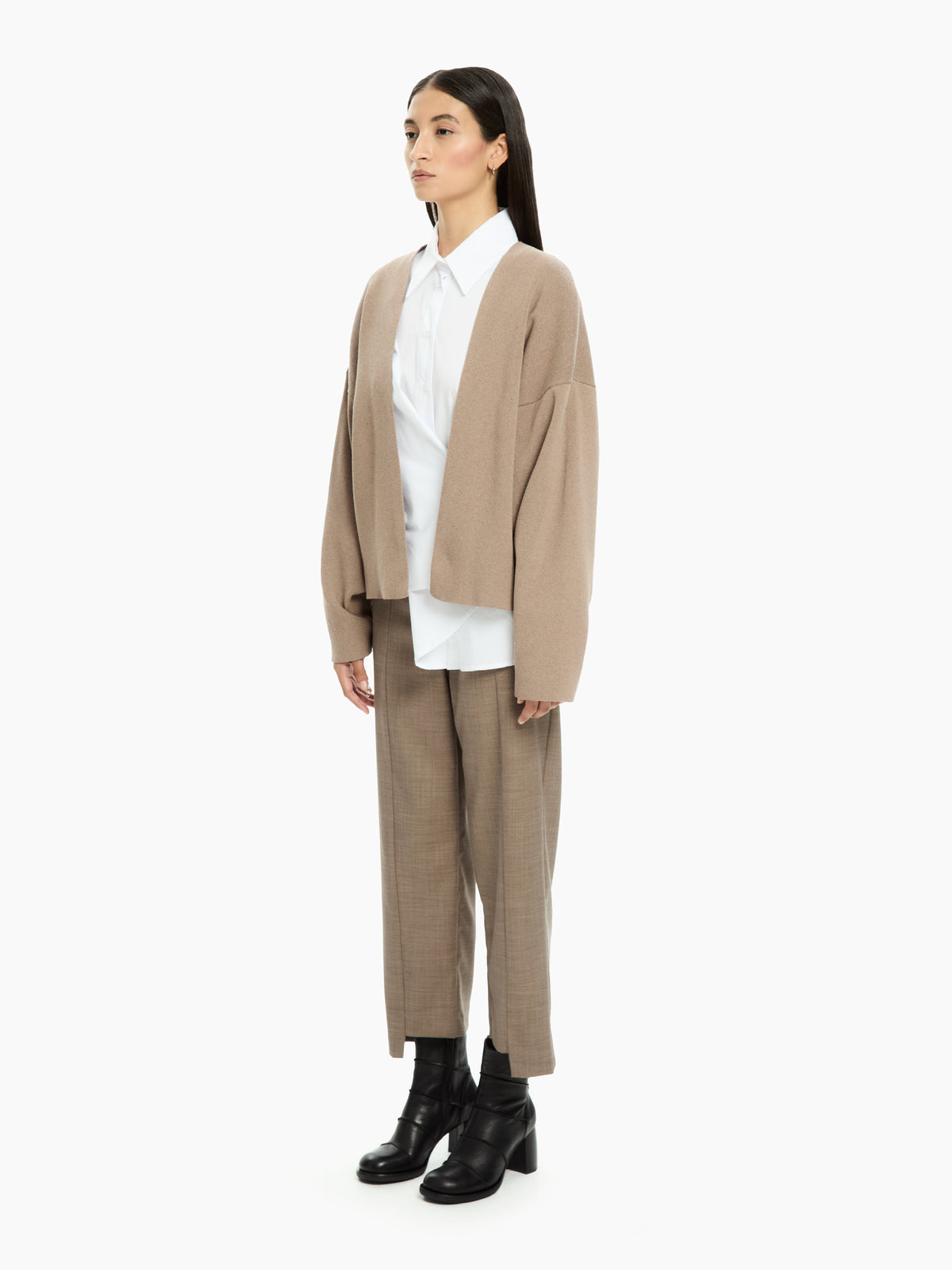 IXOS Cardigan over in tricot TORTORA