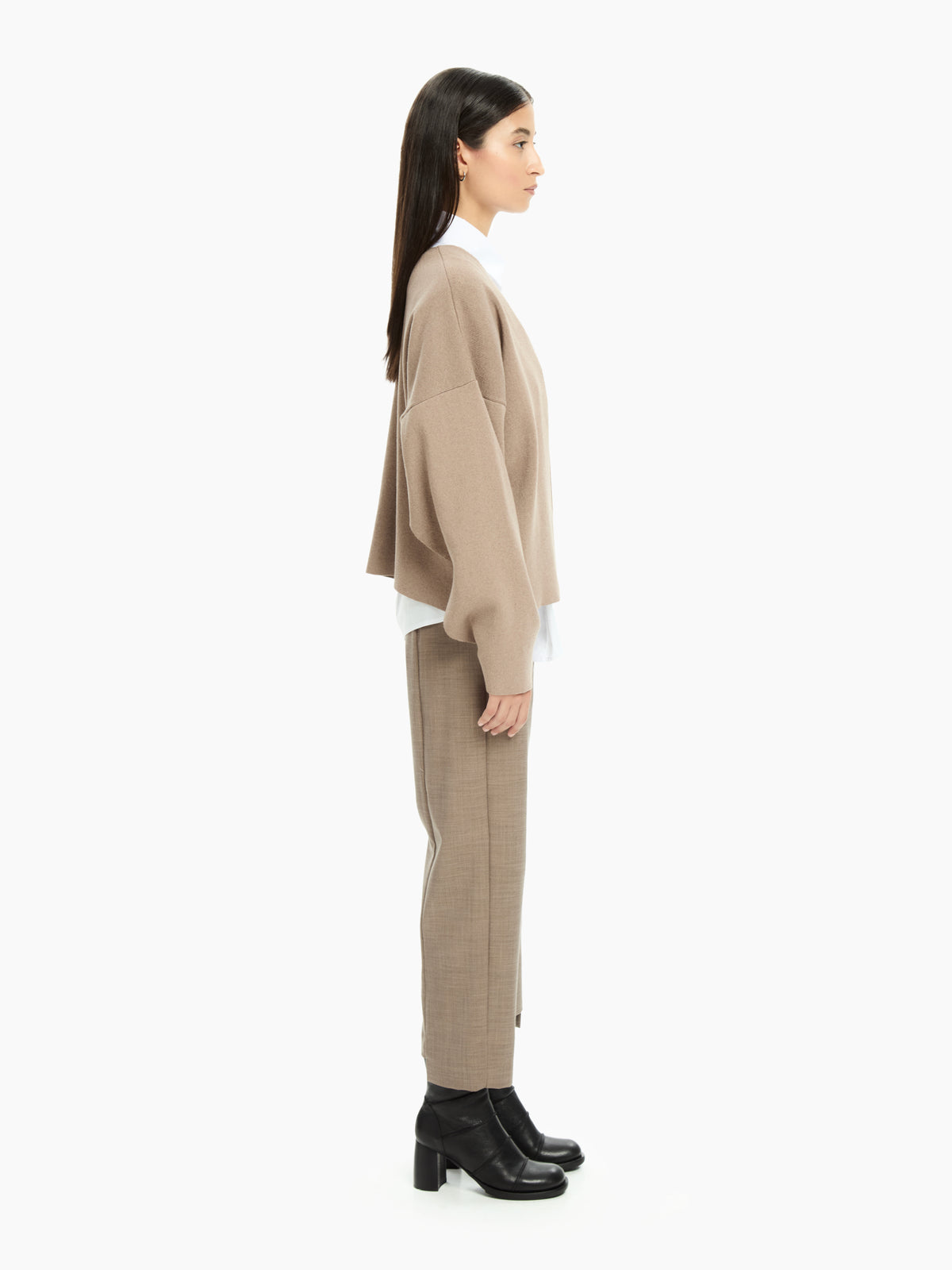 IXOS Cardigan over in tricot TORTORA