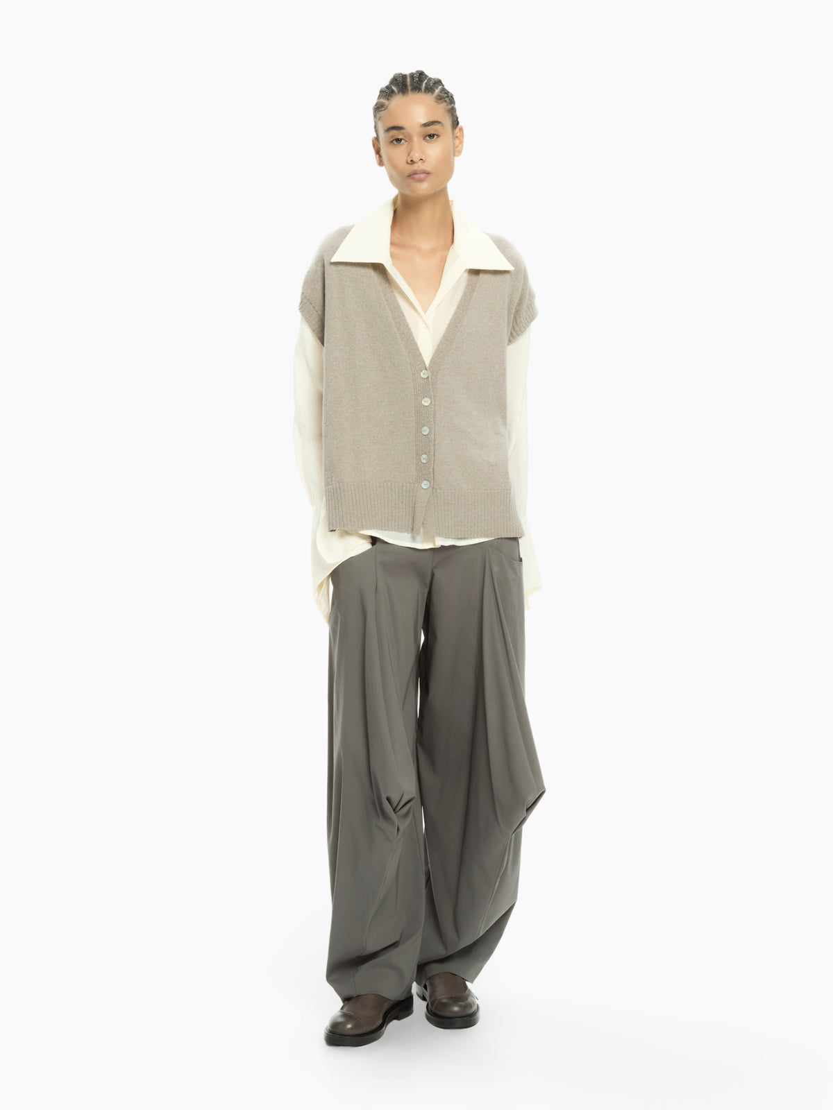 IXOS Gilet over con scollo a V TORTORA
