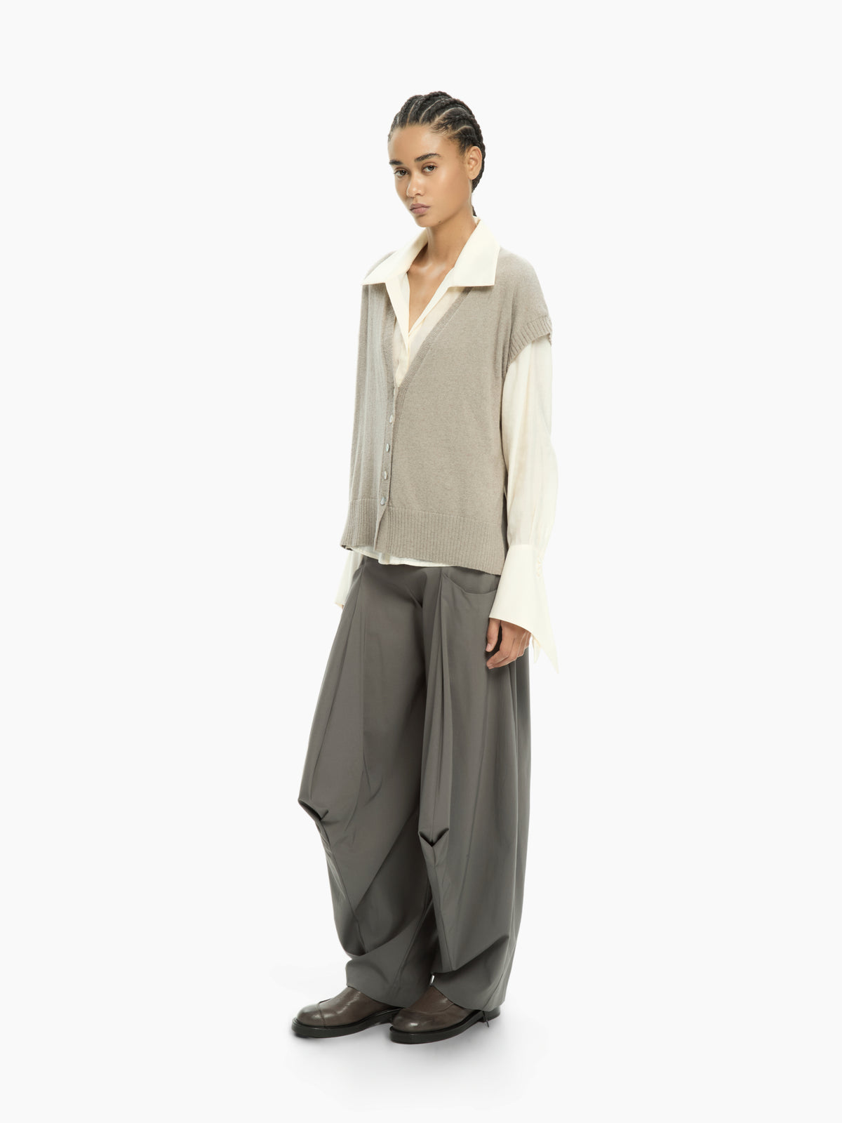 IXOS Gilet over con scollo a V TORTORA