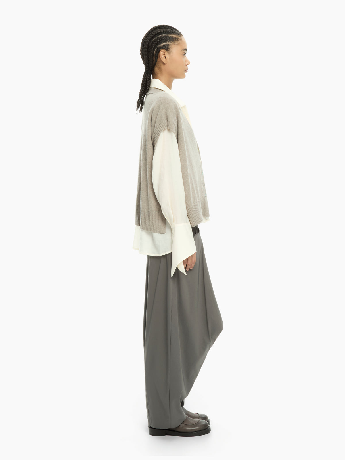 IXOS Gilet over con scollo a V TORTORA
