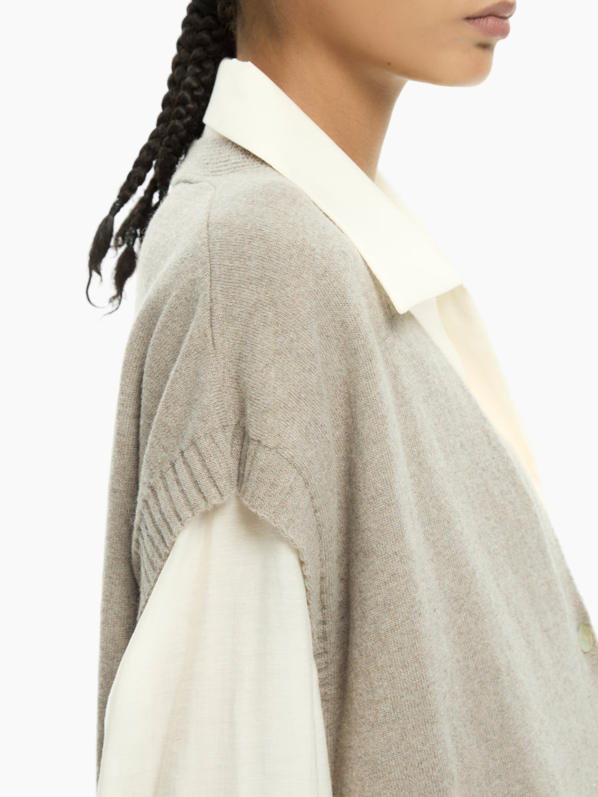 IXOS Gilet over con scollo a V TORTORA